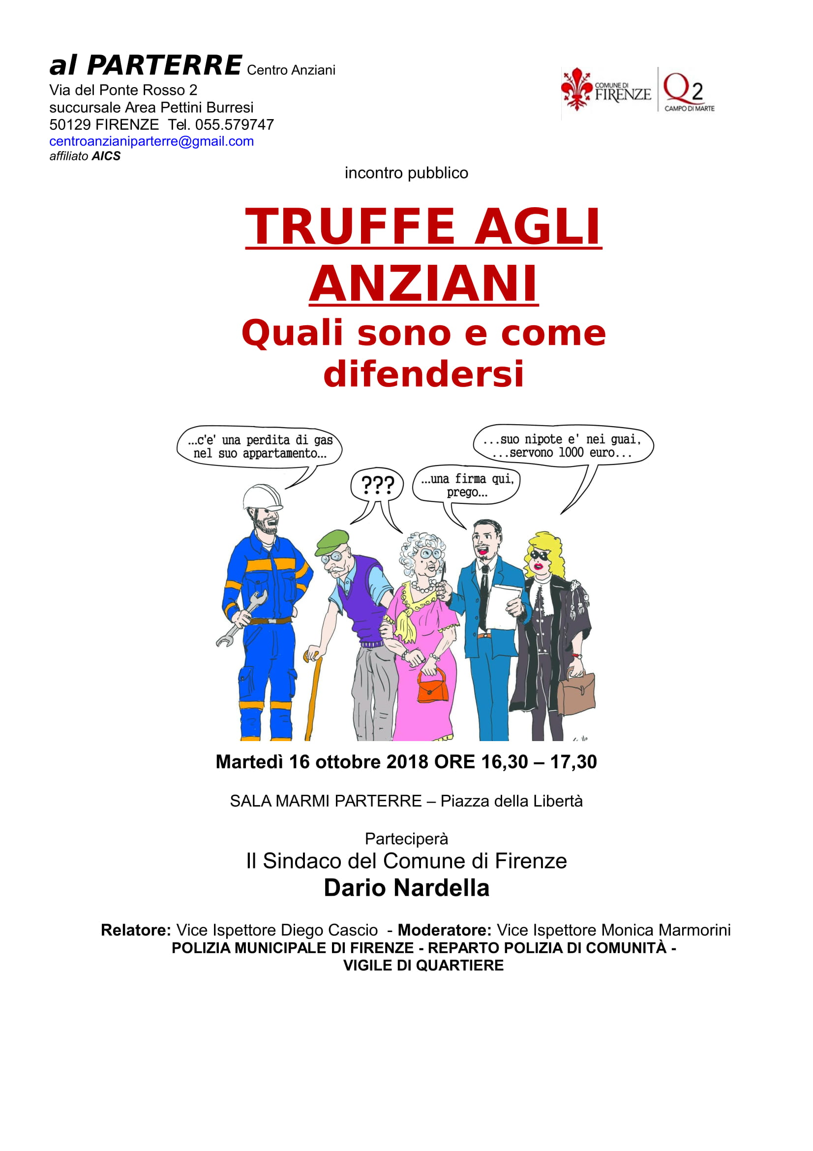 Truffe agli anziani