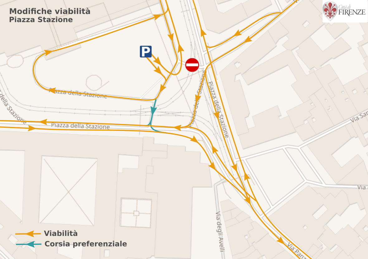 mappa stazione