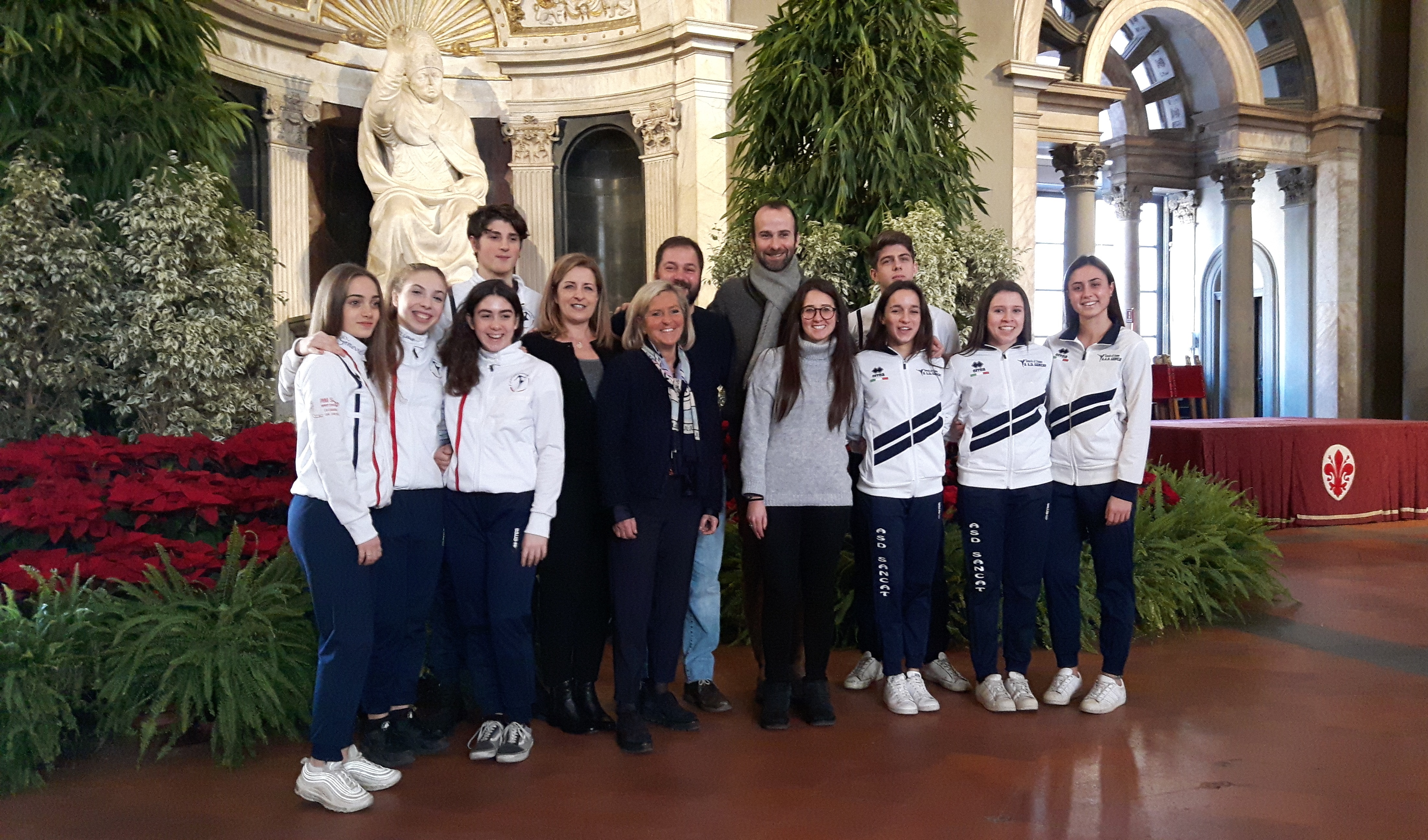 Gli atleti di danza sportiva moderna che da Firenze rappresenteranno l'Italia a Sochi