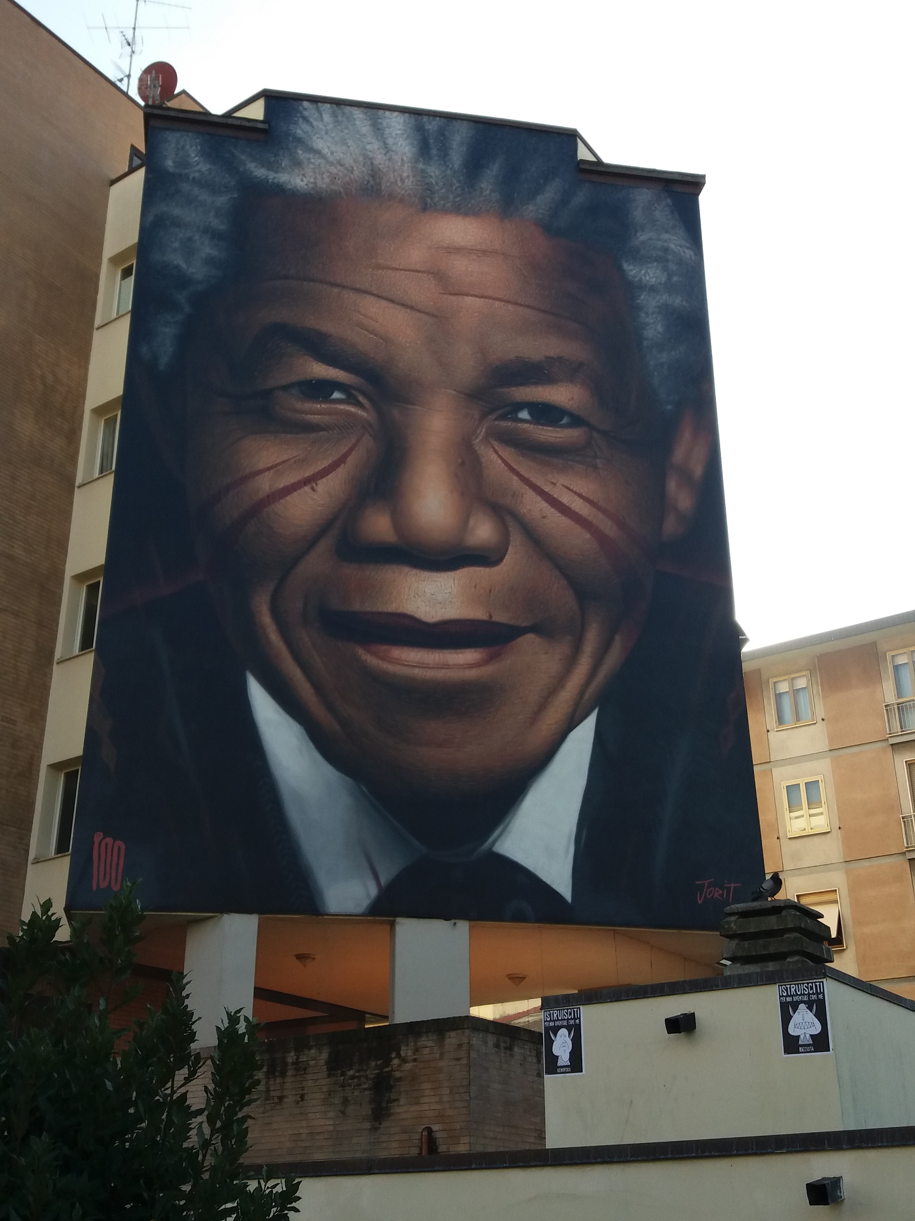 Inaugurazione murales Mandela