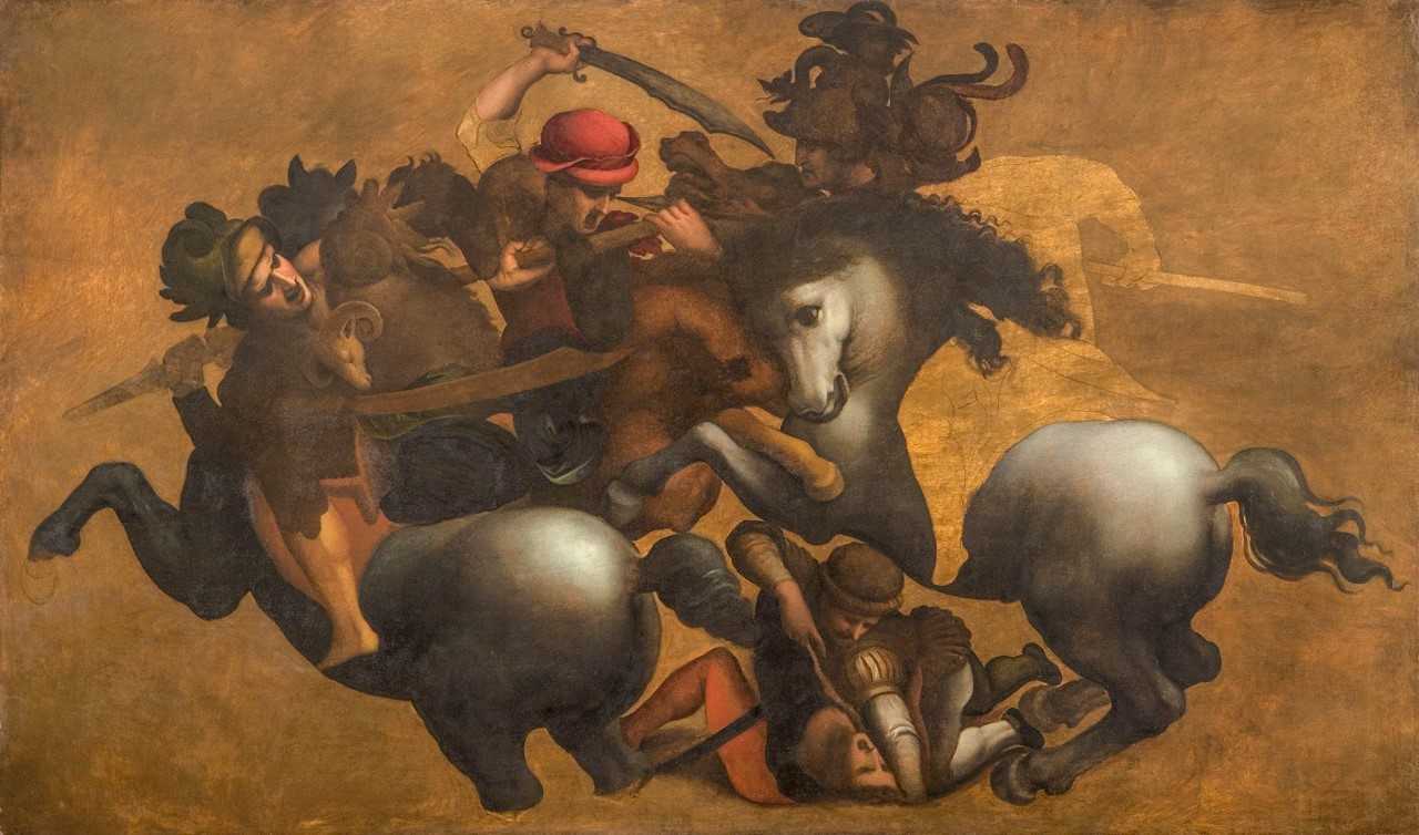 Copia della Battaglia di Anghiari, pittore anonimo (Palazzo Vecchio, Sala di Ester) 