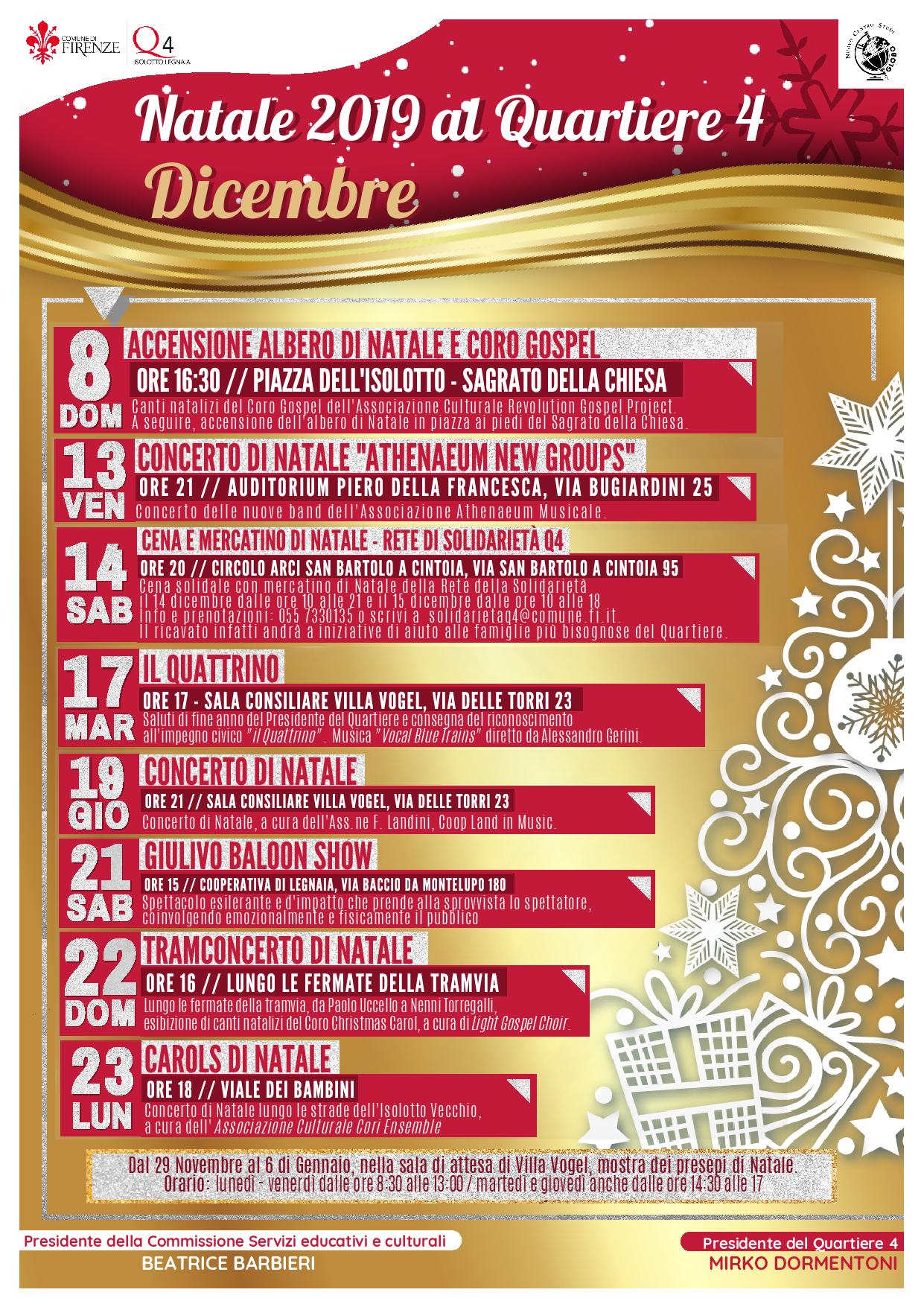 Natale al Quartiere 4 Natale al Quartiere 4
