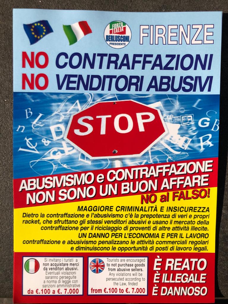 Manifesto contro abusivismo di Forza Italia
