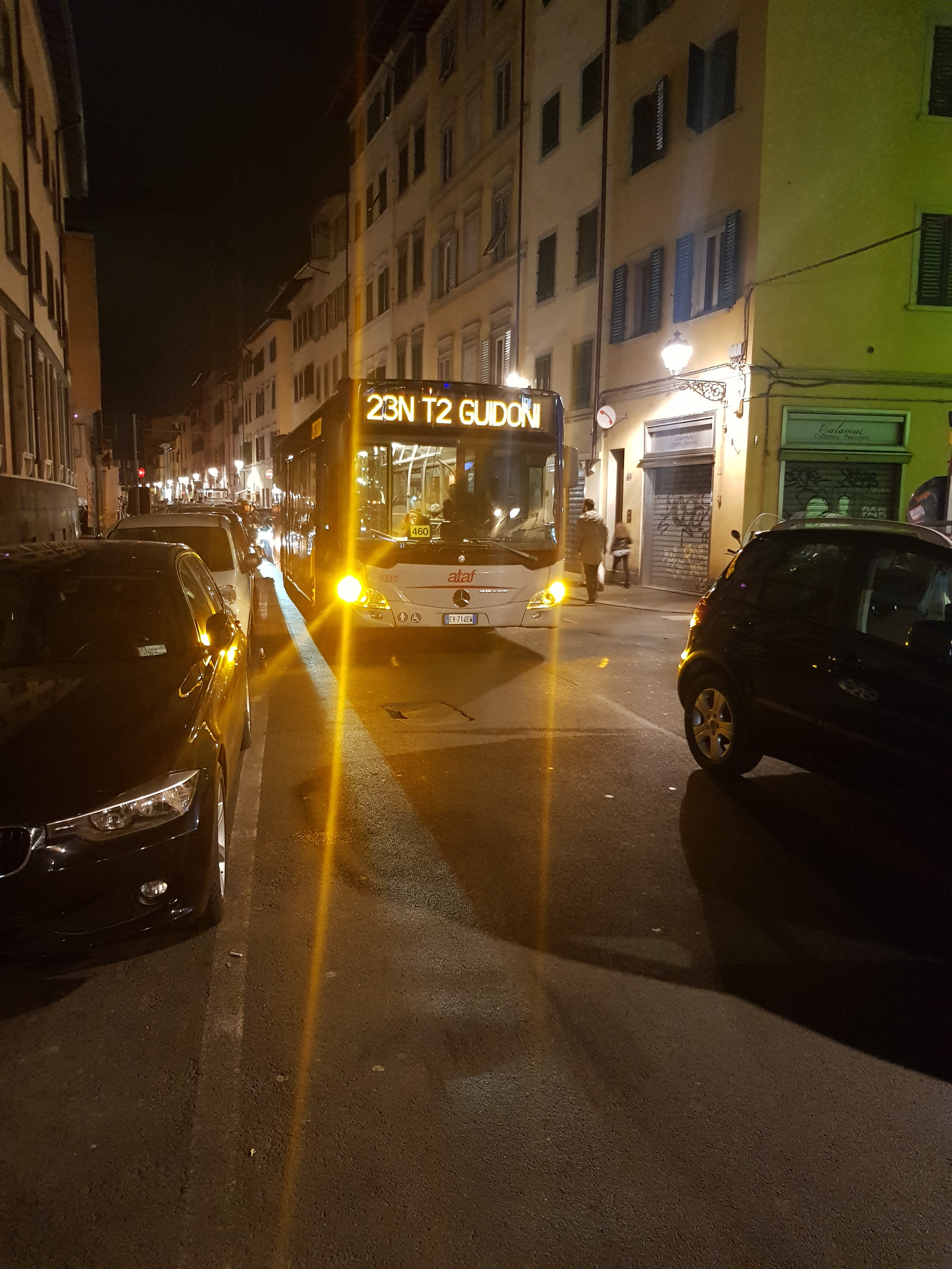 Autobus incastrato