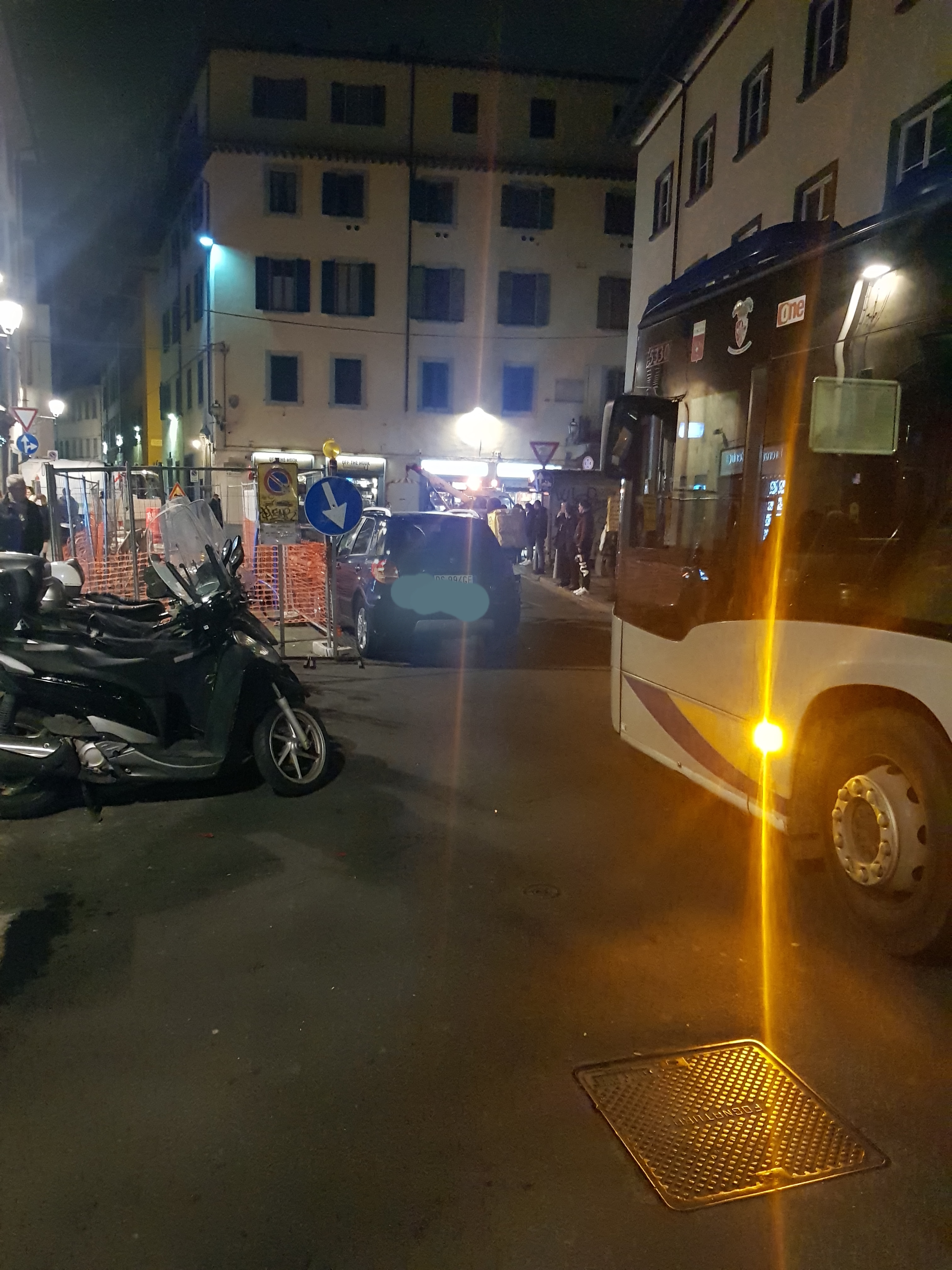 Autobus incastrato