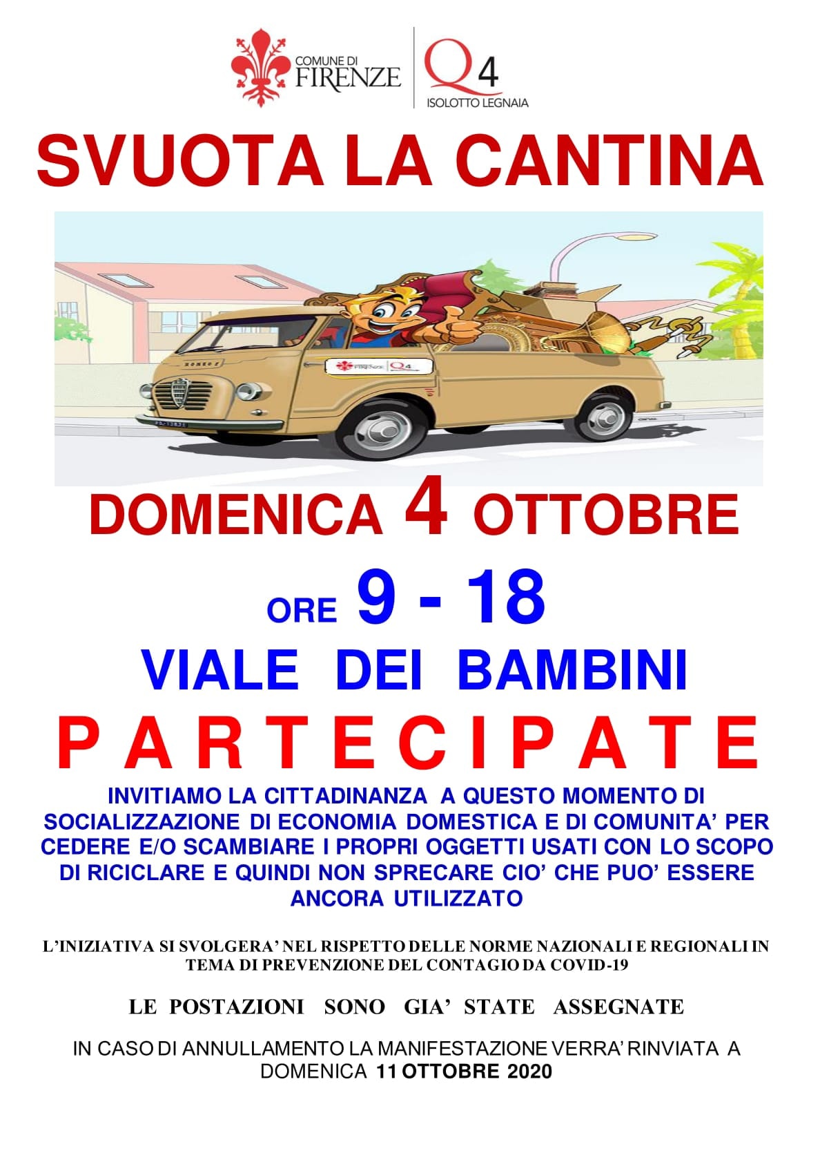 Svuota la cantina ottobre 2020 Svuota la cantina ottobre 2020