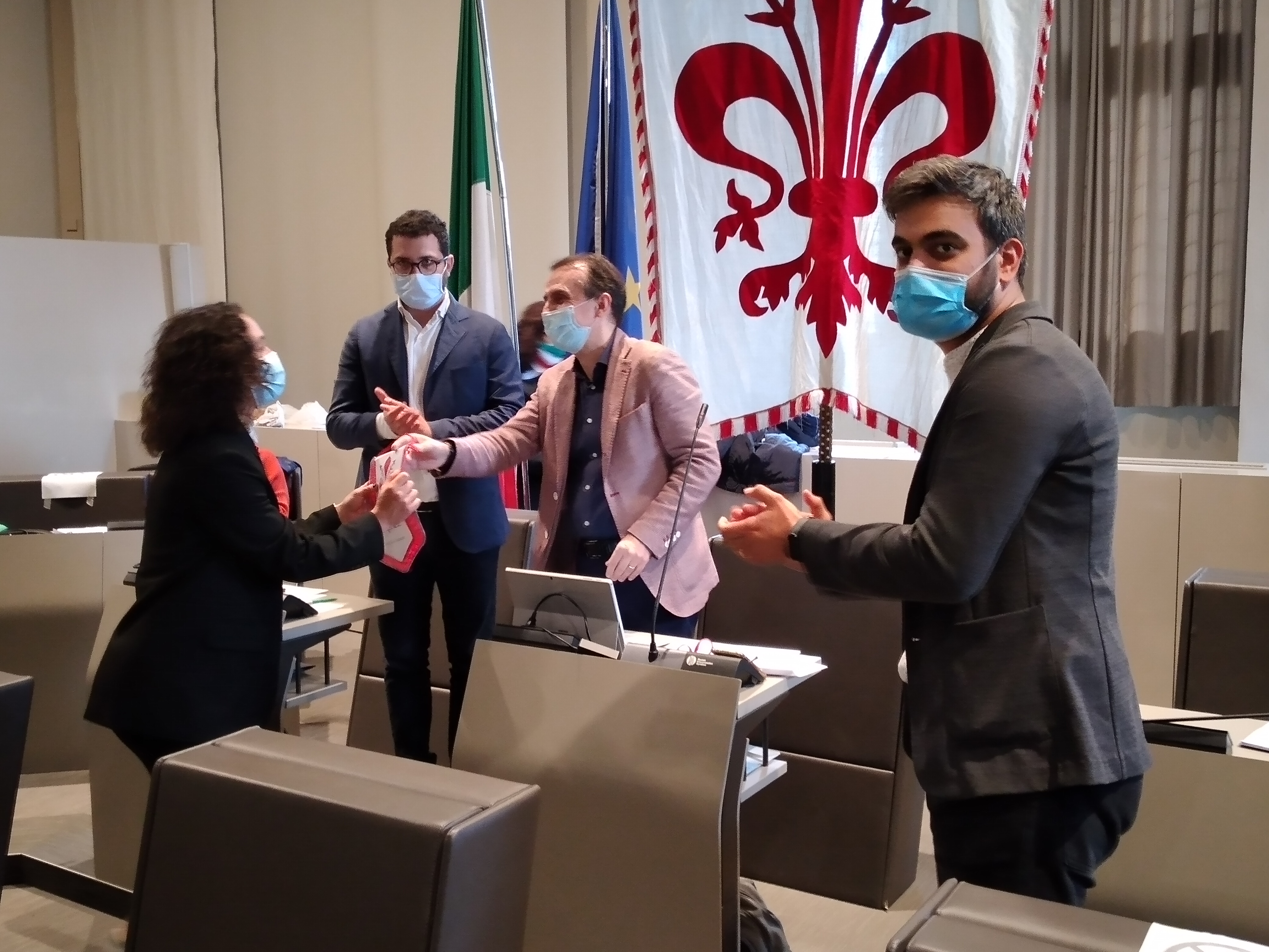 Martina Trevisan in Consiglio comunale Martina Trevisan in Consiglio comunale