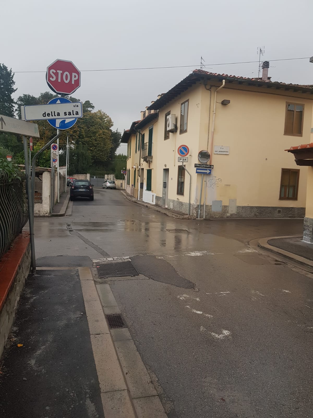 Incrocio pericoloso a Brozzi Incrocio pericoloso a Brozzi