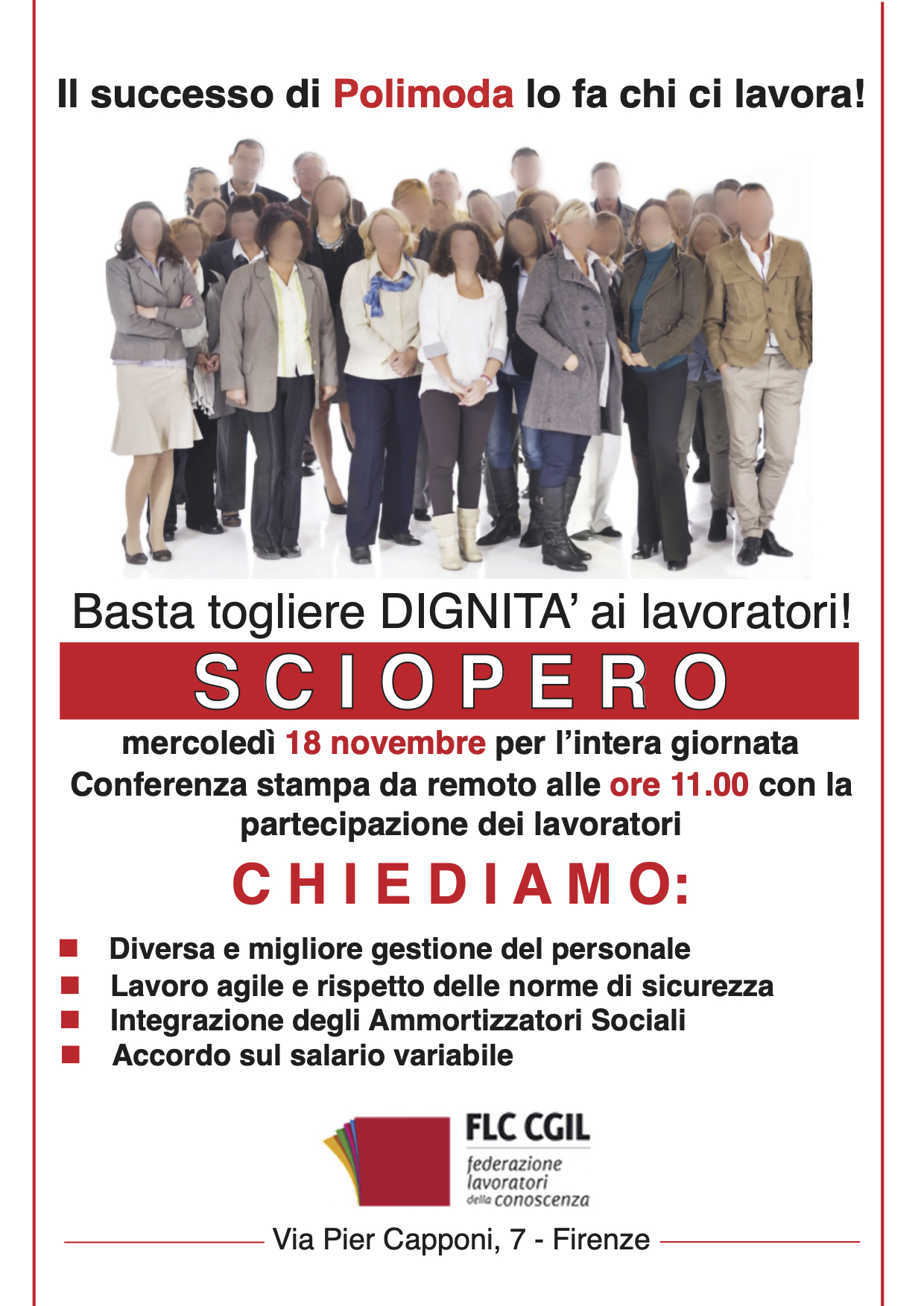 Sciopero Polimoda Sciopero Polimoda