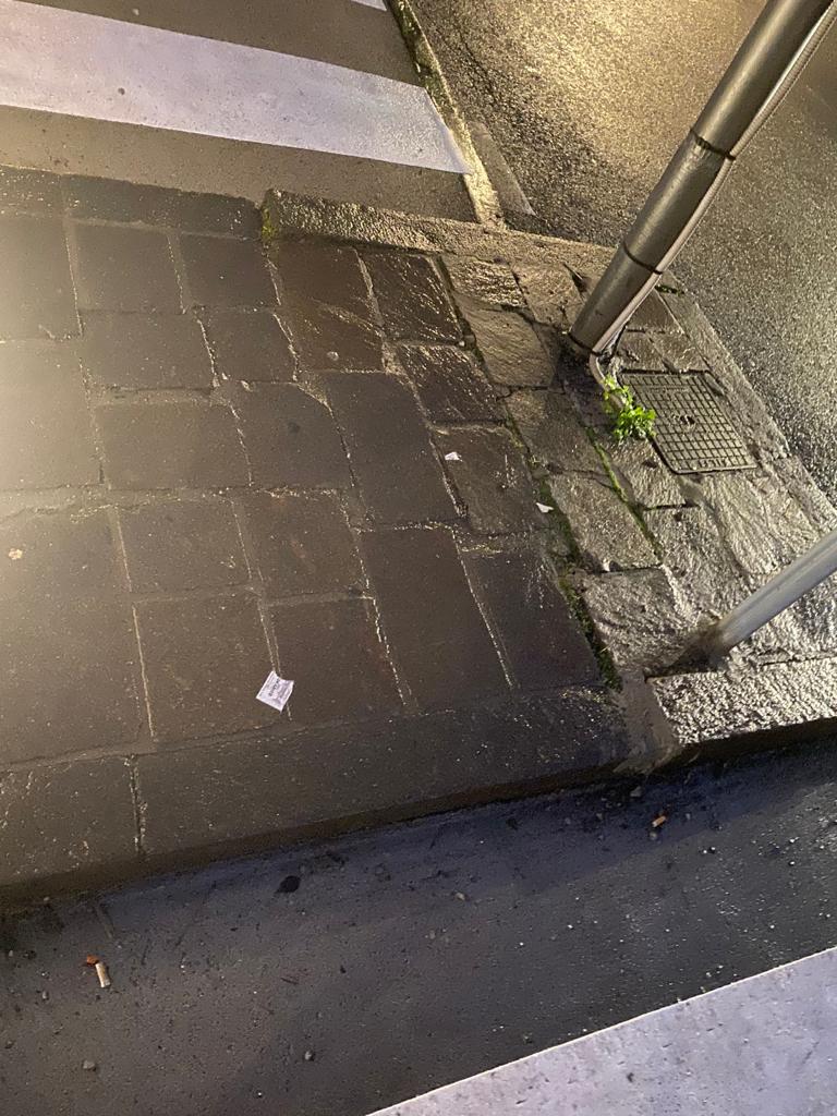 Ponte Vespucci impedito alle persone disabili Ponte Vespucci impedito alle persone disabili