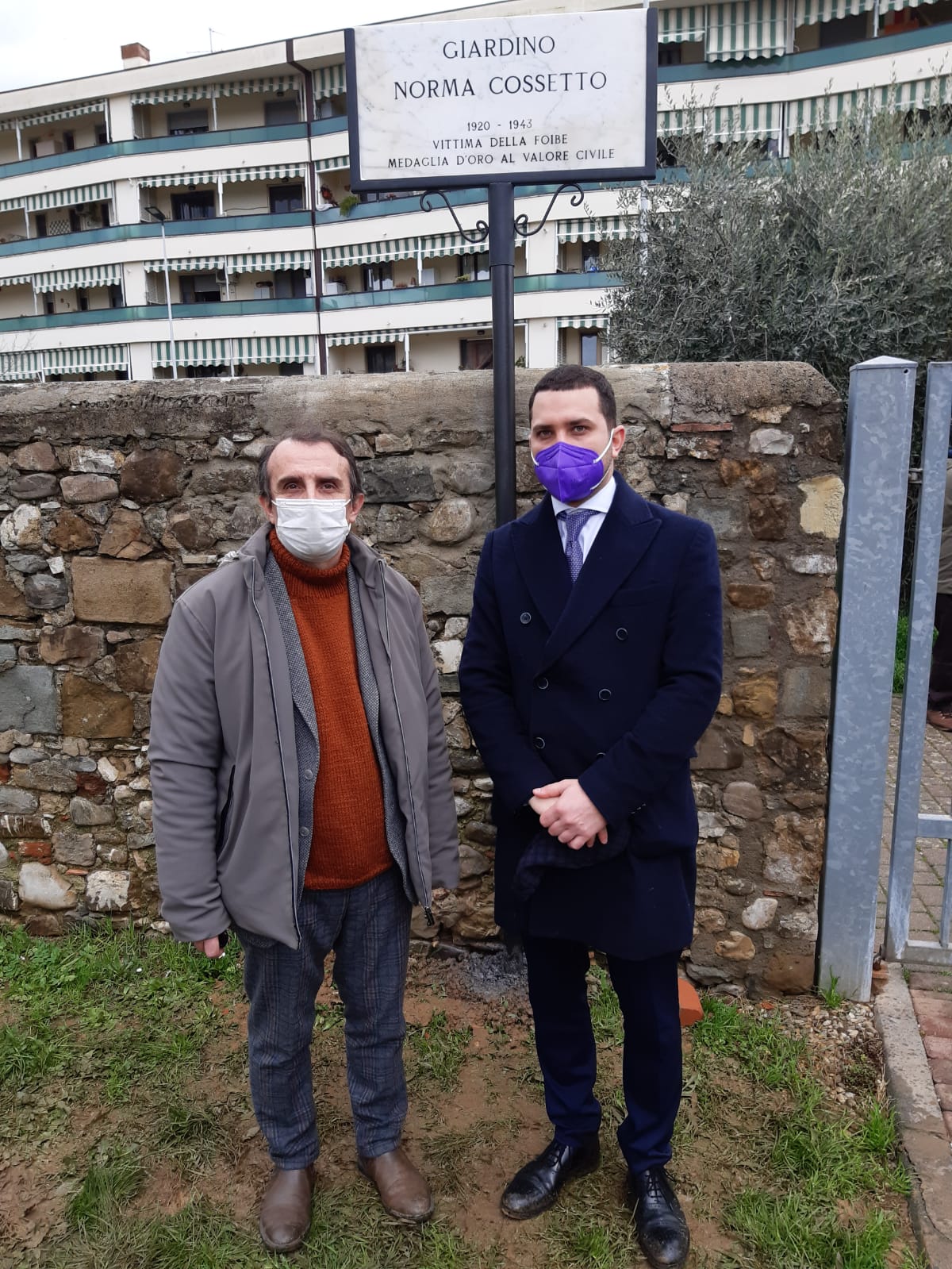 Inaugurato giardino Norma Cossetto