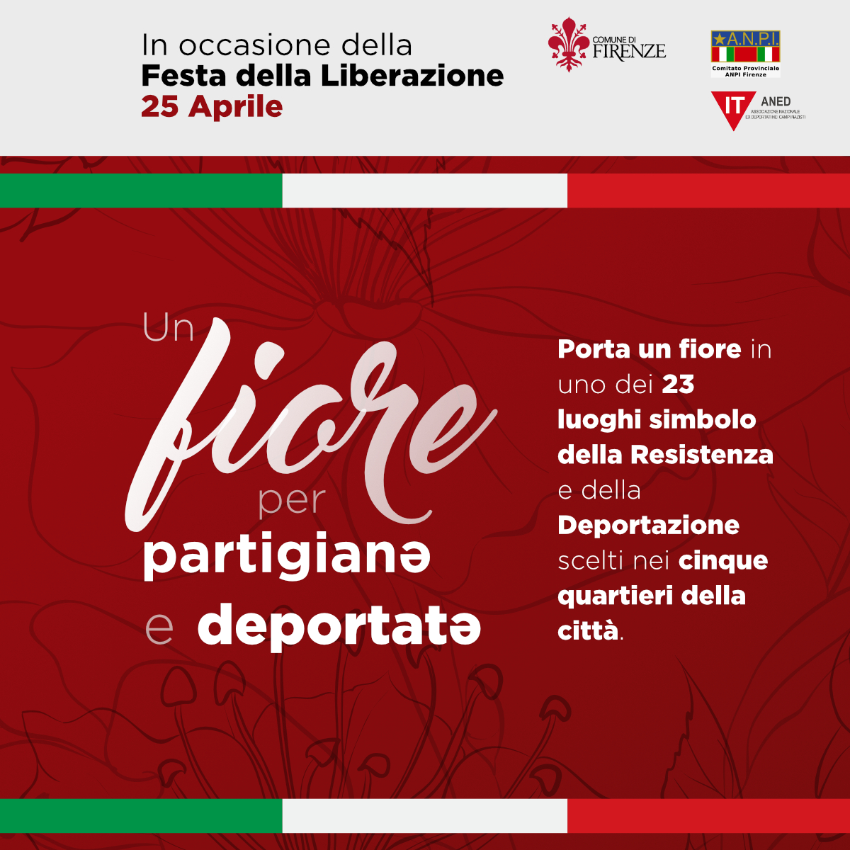 Un fiore per partigianə e deportatə