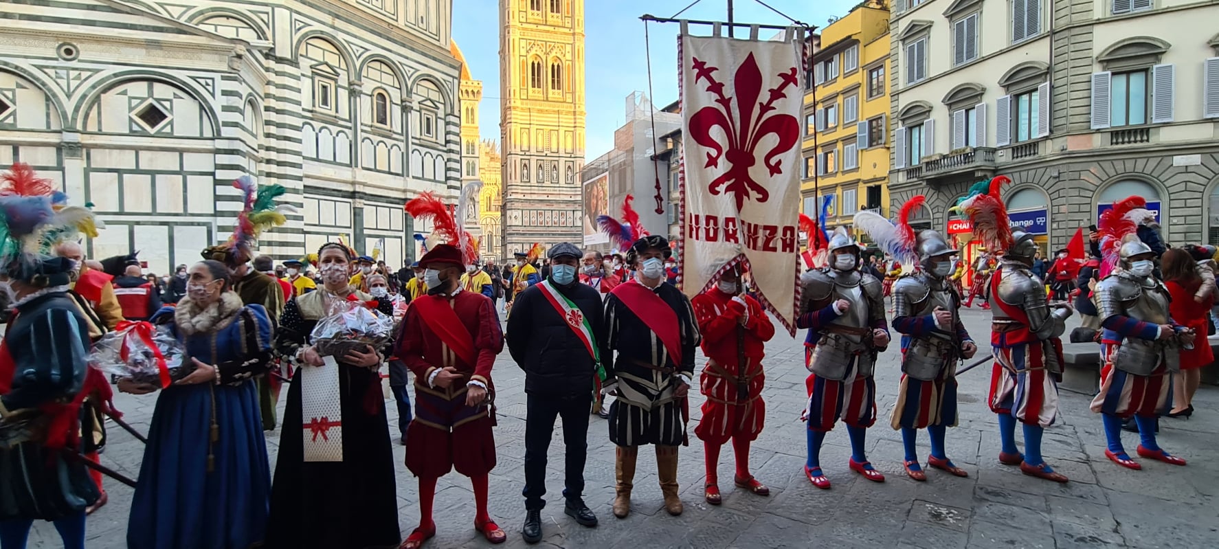 La Festa degli Omaggi del Calcio Storico Fiorentino e del Corteo della Repubblica Fiorentina