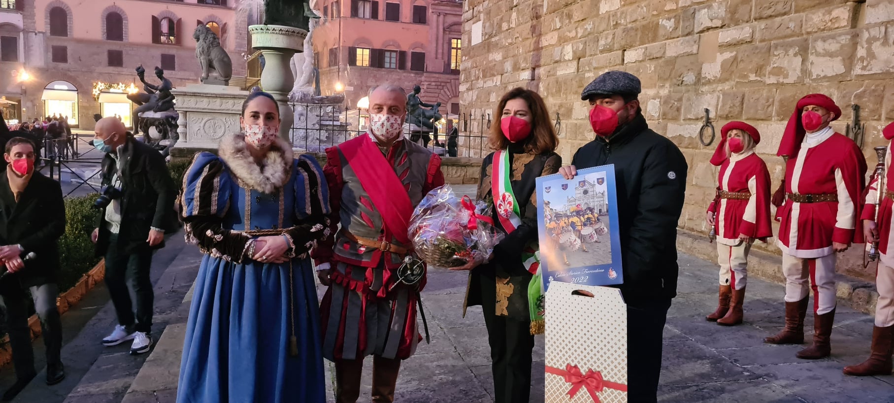 La Festa degli Omaggi del Calcio Storico Fiorentino e del Corteo della Repubblica Fiorentina