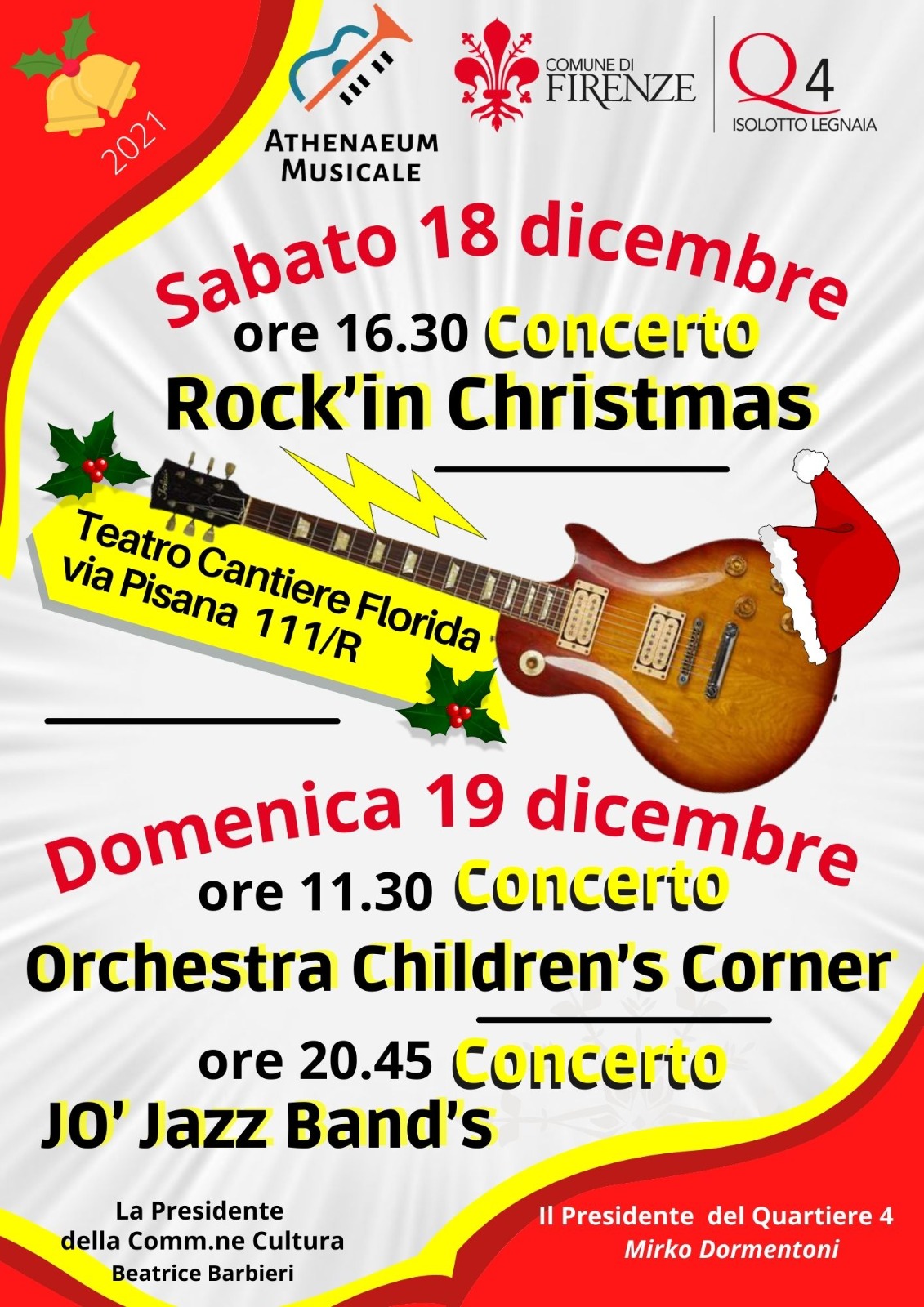 Natale a tutta musica al Quartiere 4 Natale a tutta musica al Quartiere 4