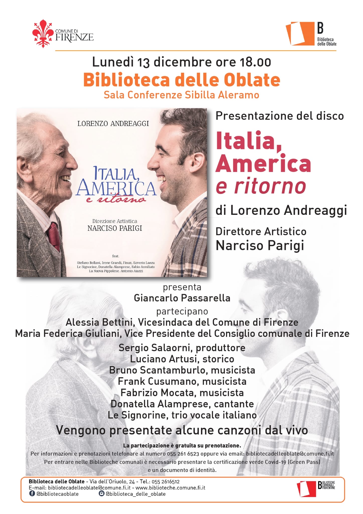 Italia, America e Ritorno Italia, America e Ritorno