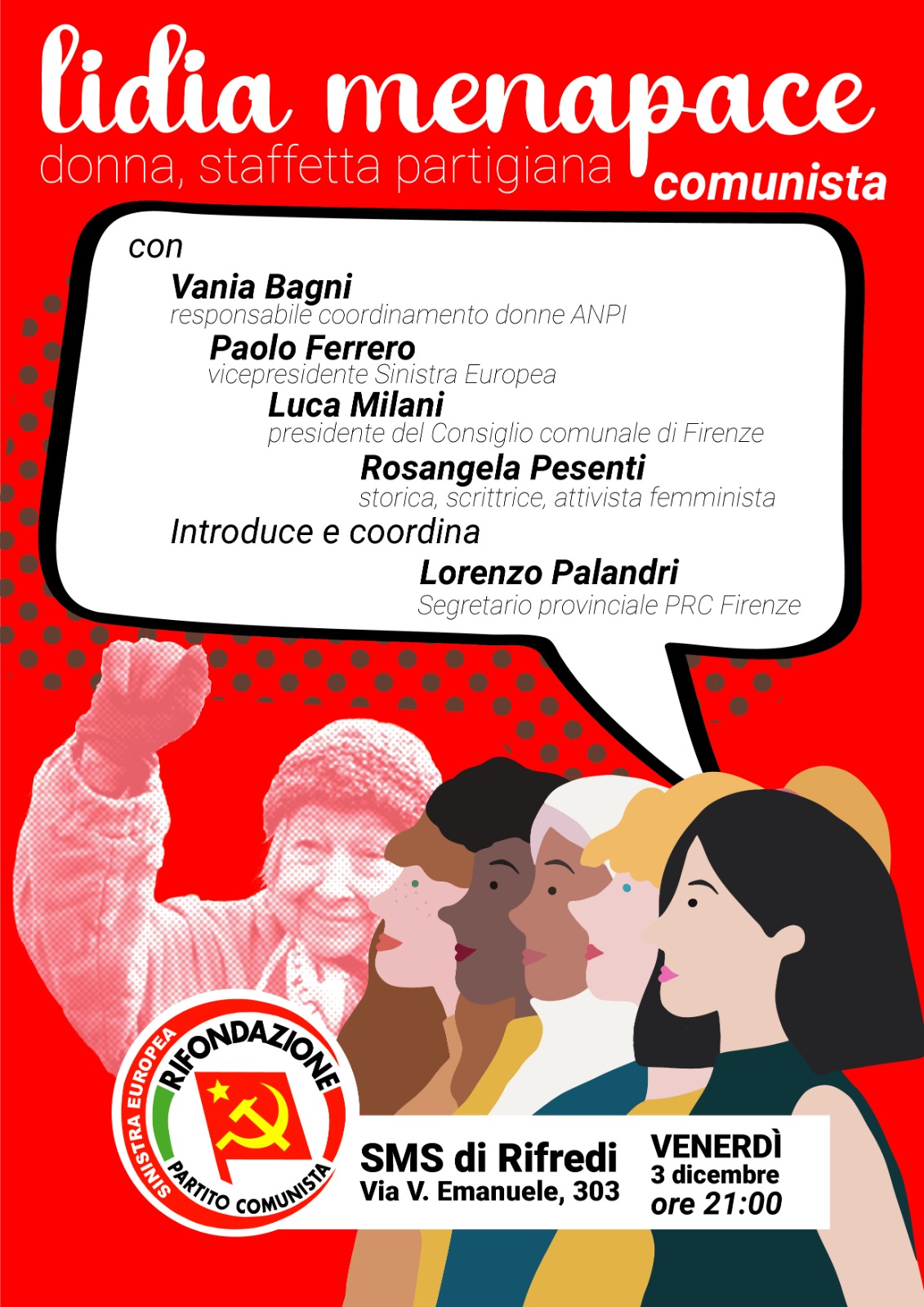 Rifondazione Comunista ricorda Lidia Menapace Rifondazione Comunista ricorda Lidia Menapace