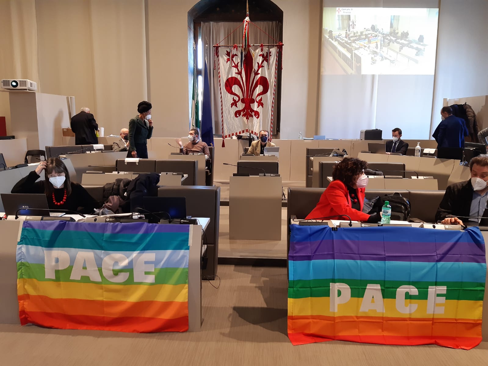 Bandiere della Pace di Consiglio comunale Bandiere della Pace di Consiglio comunale