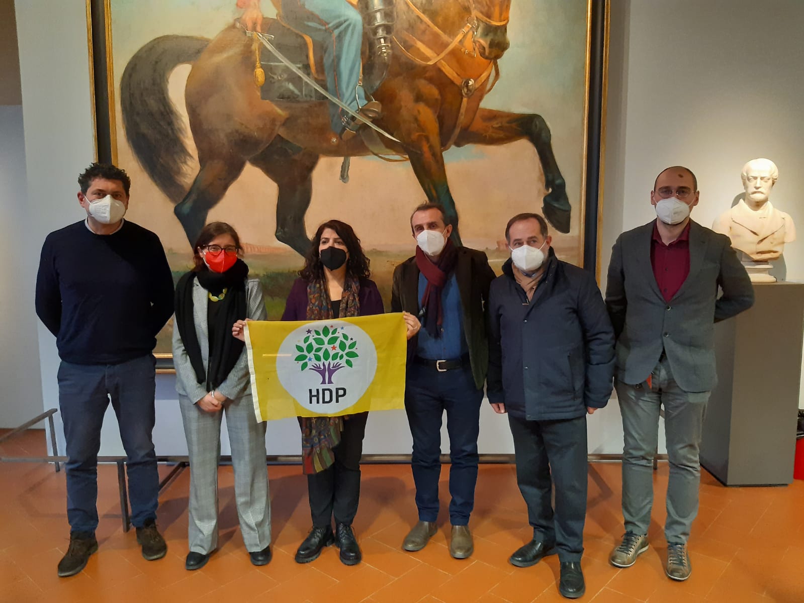 Delegazione curda in Palazzo Vecchio