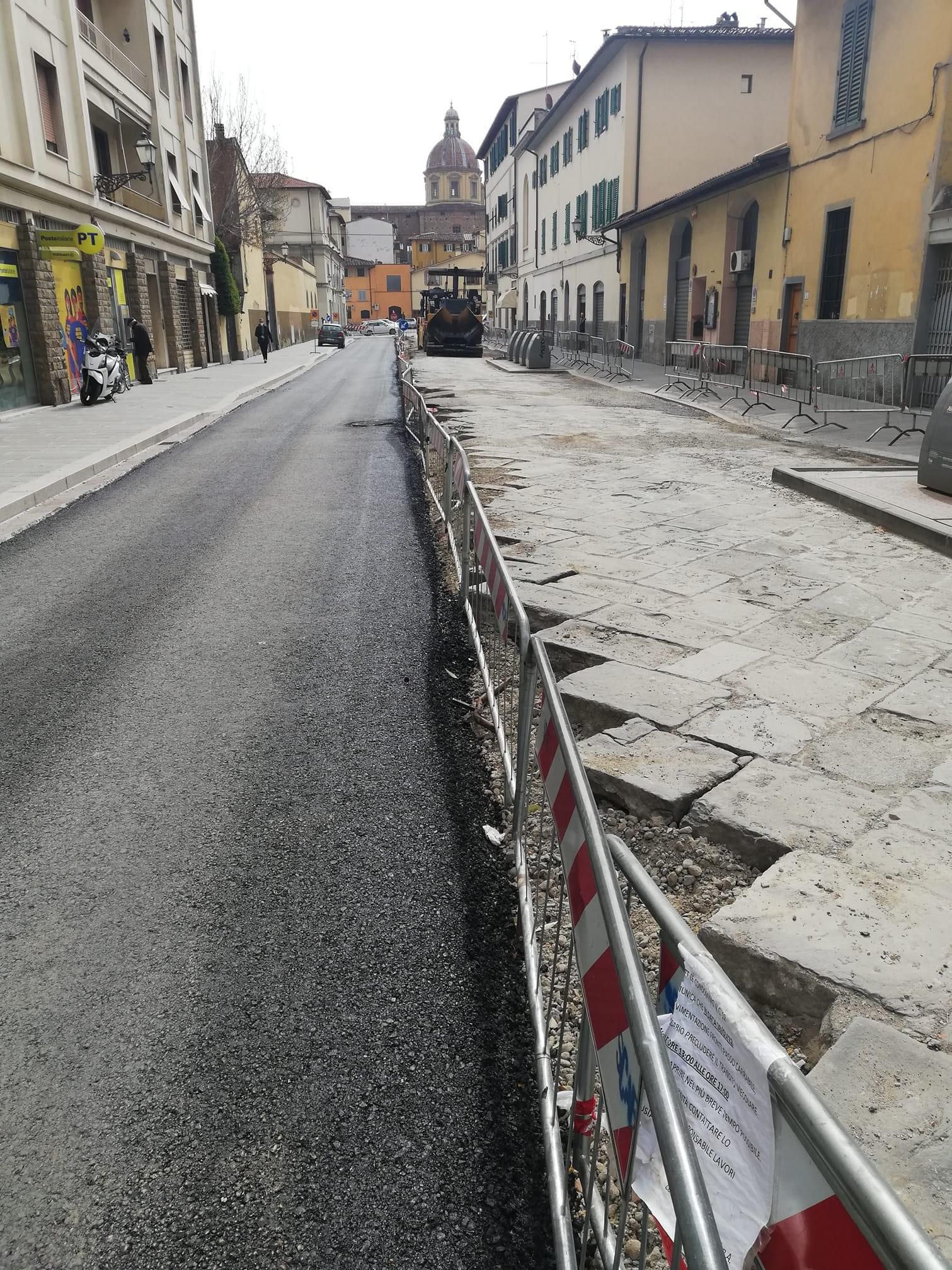 Scempio in via Bartolini Scempio in via Bartolini