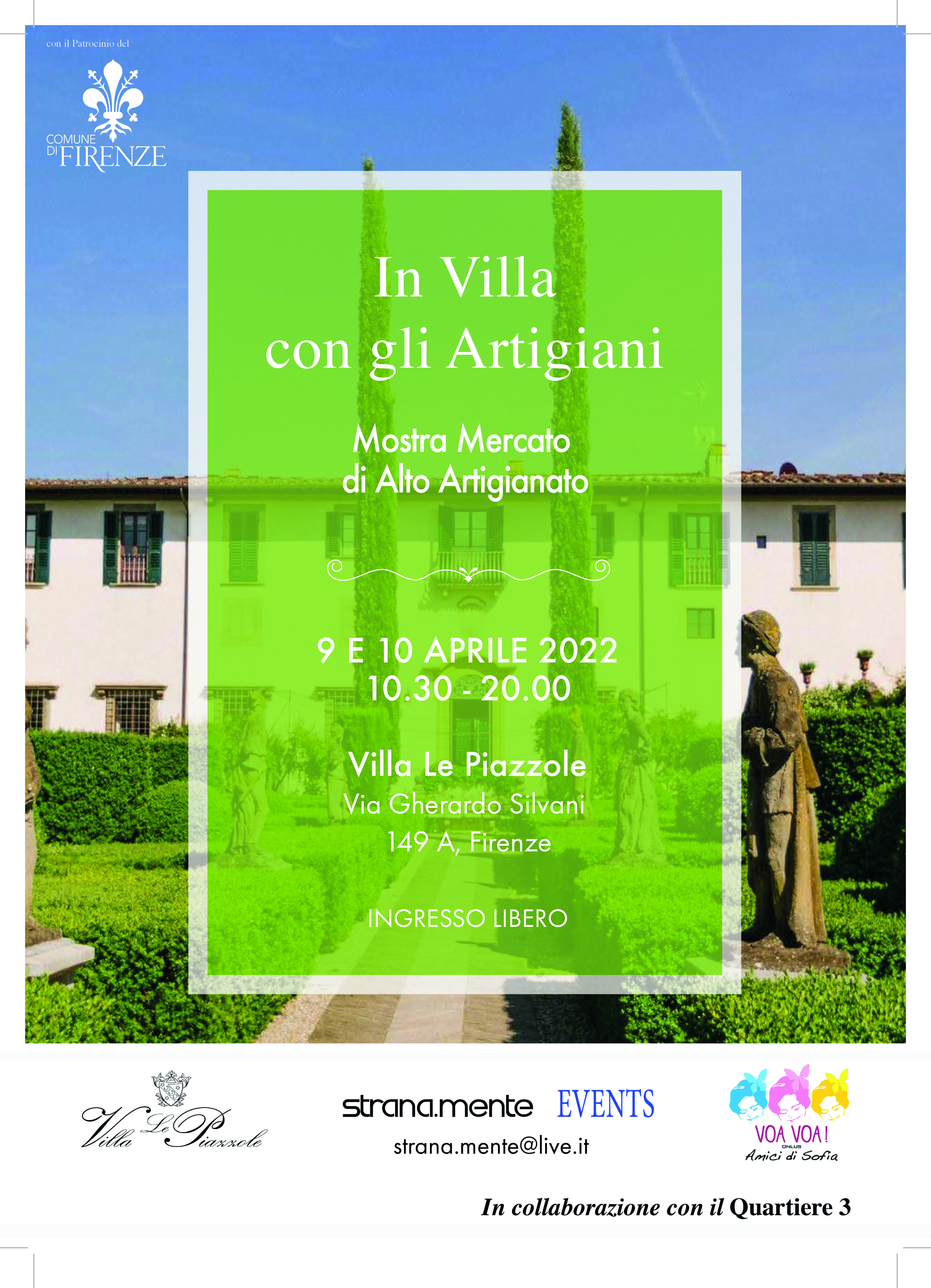 In Villa con gli Artigiani