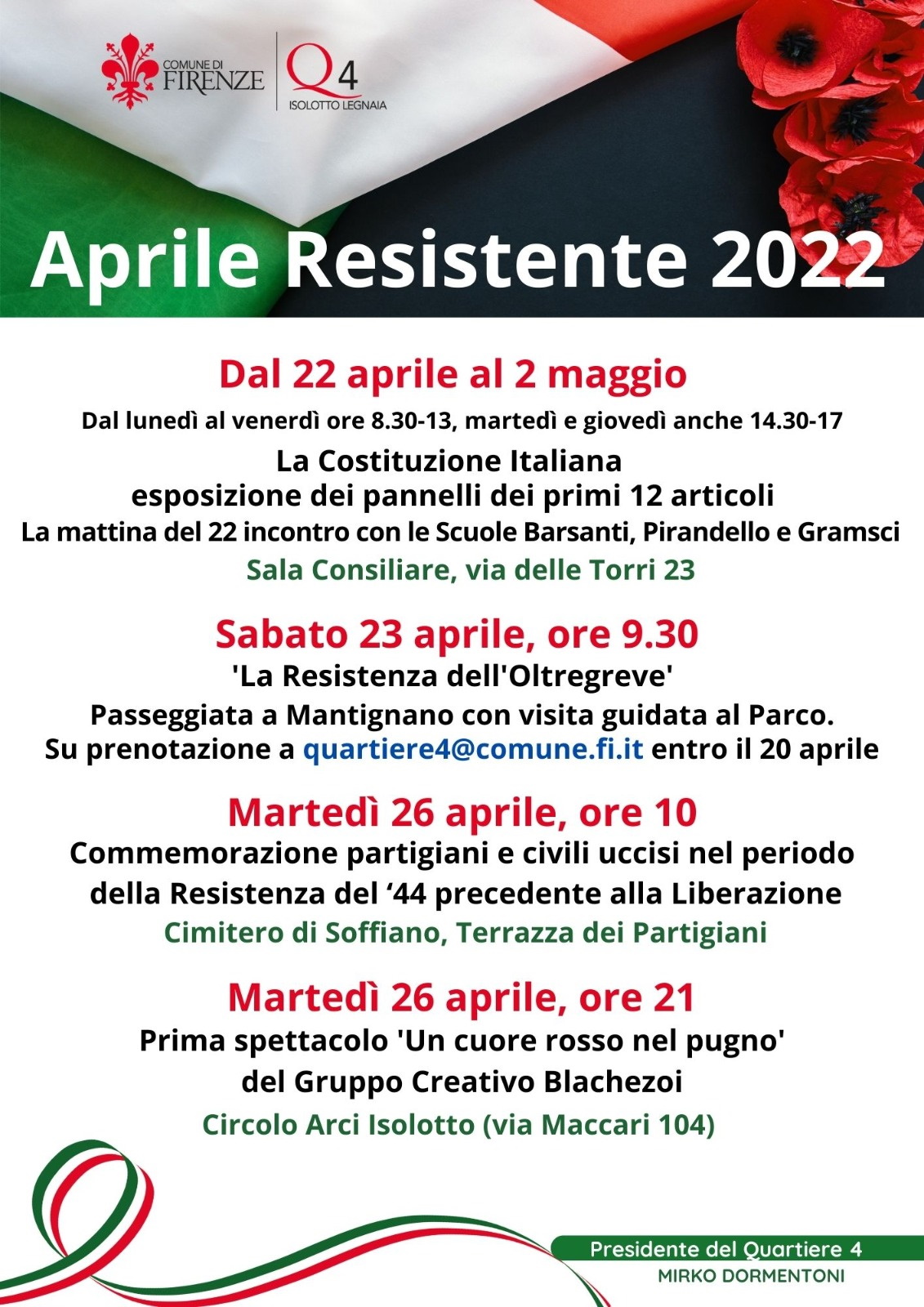 Aprile Resistente al Quartiere 4 Aprile Resistente al Quartiere 4