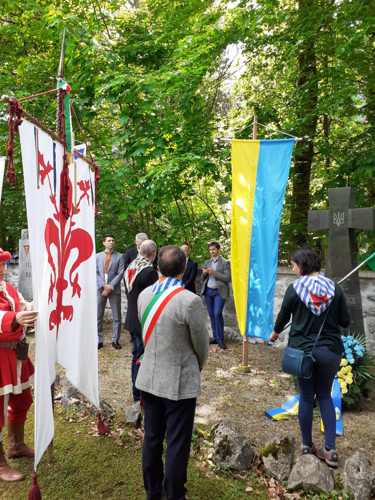 Il presidente Luca Milani a Ebensee Il presidente Luca Milani a Ebensee