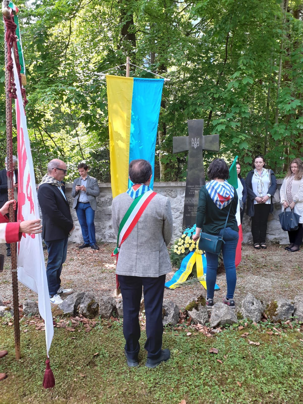 Il presidente Luca Milani a Ebensee Il presidente Luca Milani a Ebensee