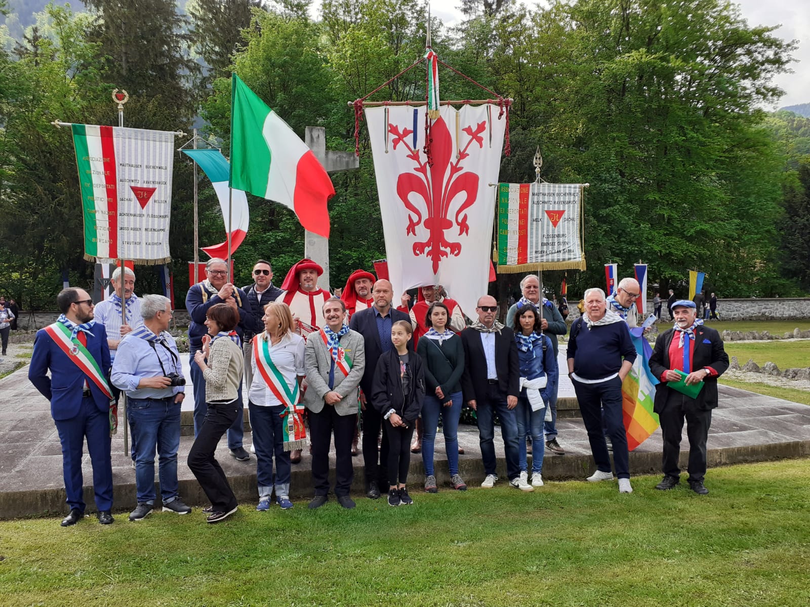 Il presidente Luca Milani a Ebensee