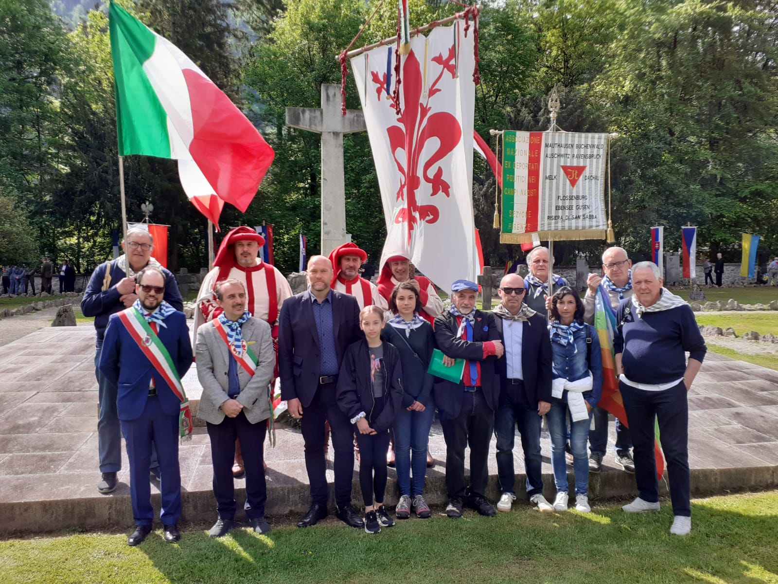 Il presidente Luca Milani a Ebensee Il presidente Luca Milani a Ebensee
