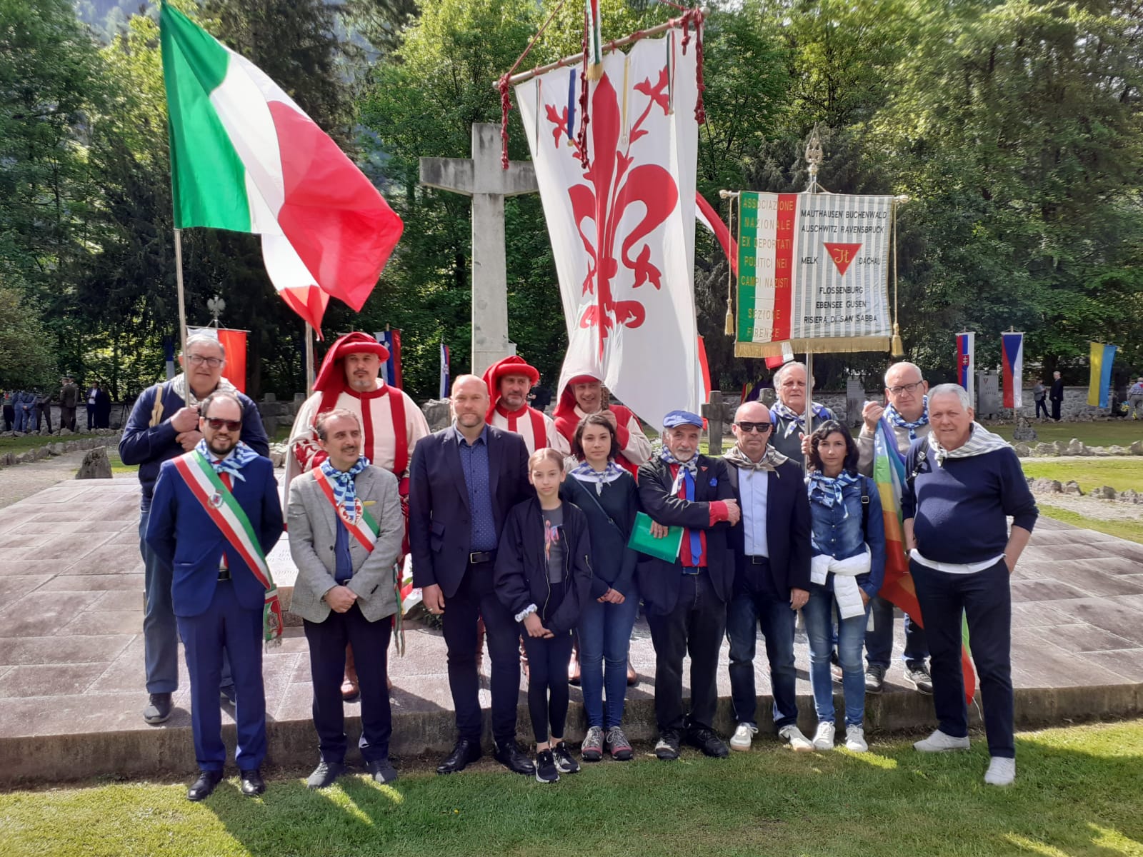 Il presidente Luca Milani a Ebensee