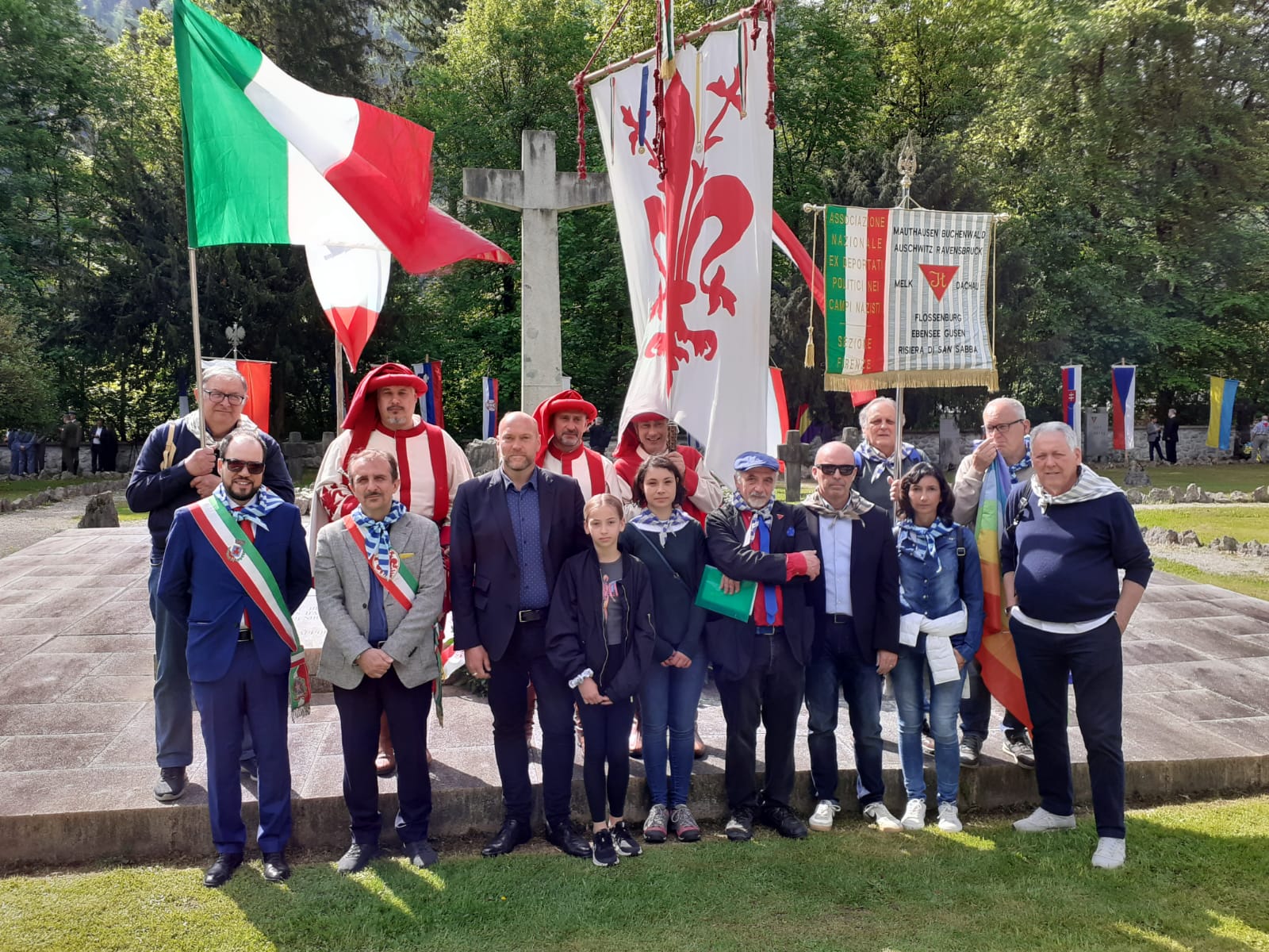 Il presidente Luca Milani a Ebensee Il presidente Luca Milani a Ebensee