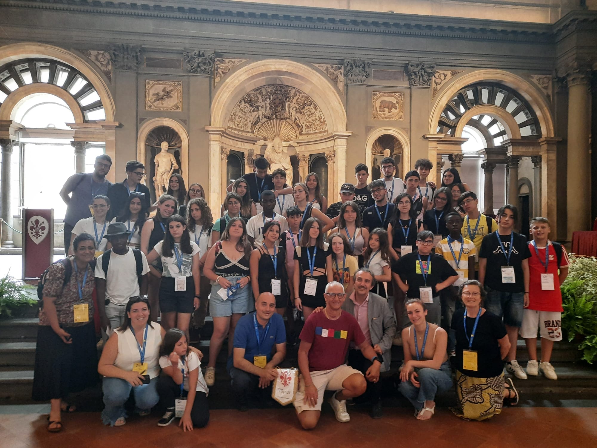 I ragazzi di don Puglisi in Palazzo Vecchio I ragazzi di don Puglisi in Palazzo Vecchio