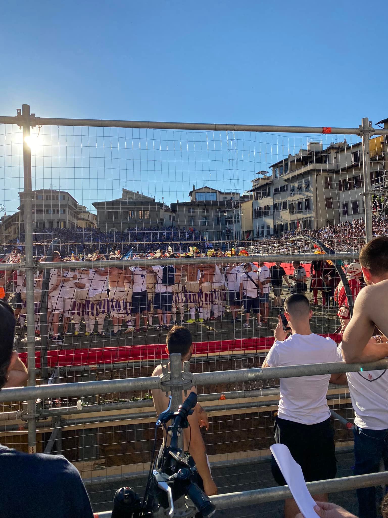 Michela Monaco al Calcio Storico Fiorentino