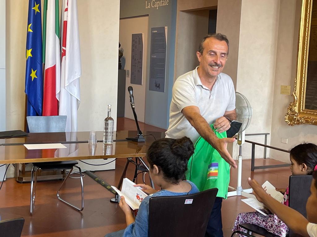 Piccoli Saharawi in Palazzo Vecchio