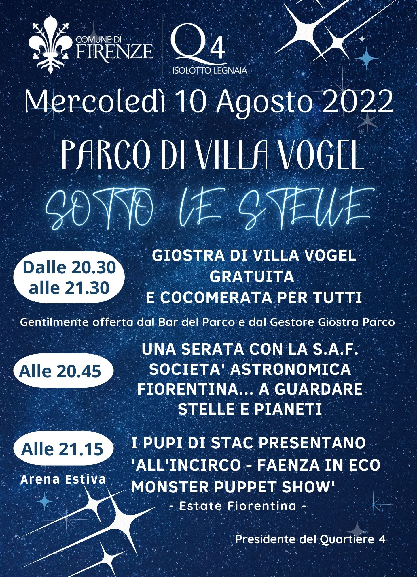 Vogel sotto le stelle Vogel sotto le stelle