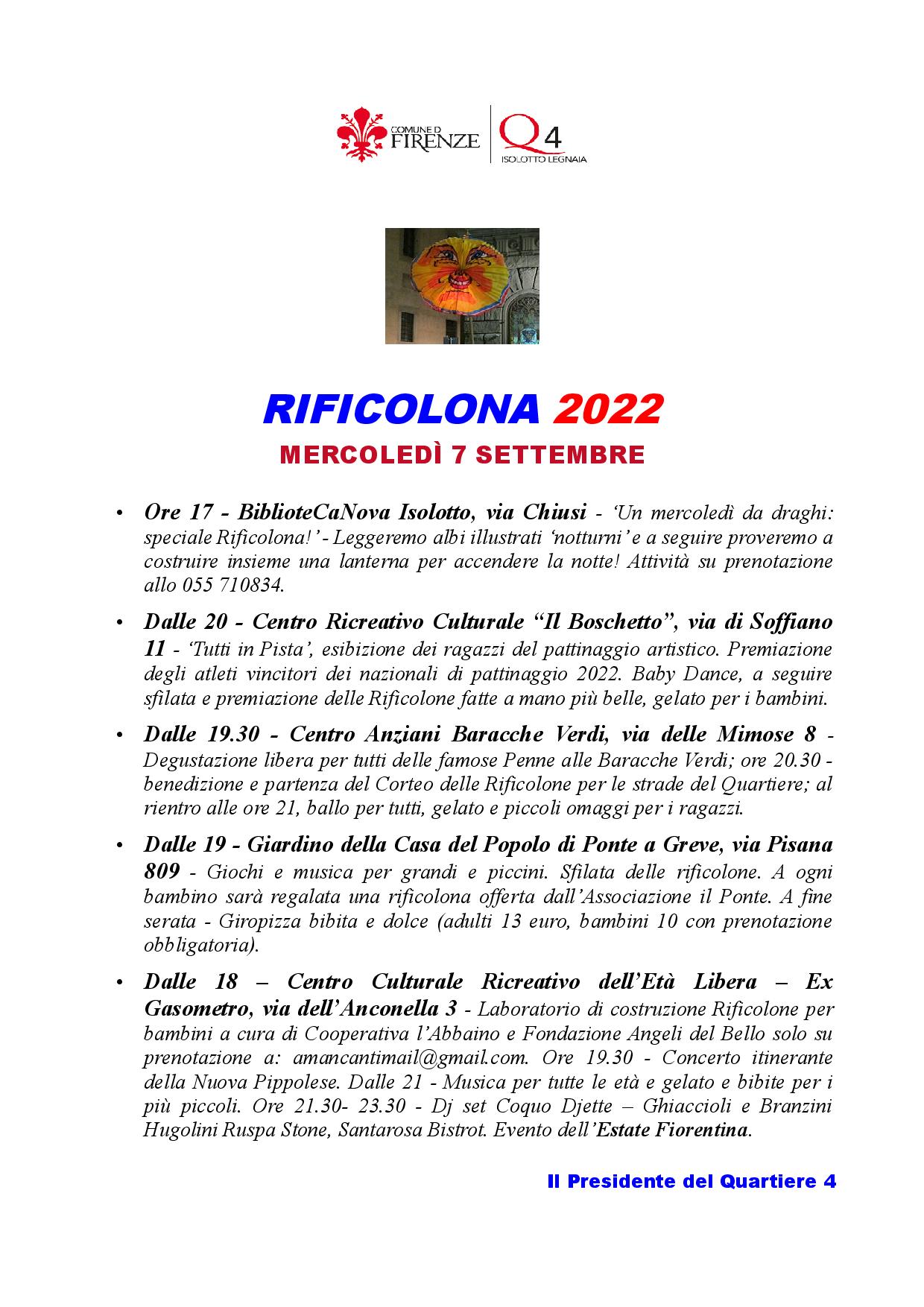 Rificolona al Quartiere 4