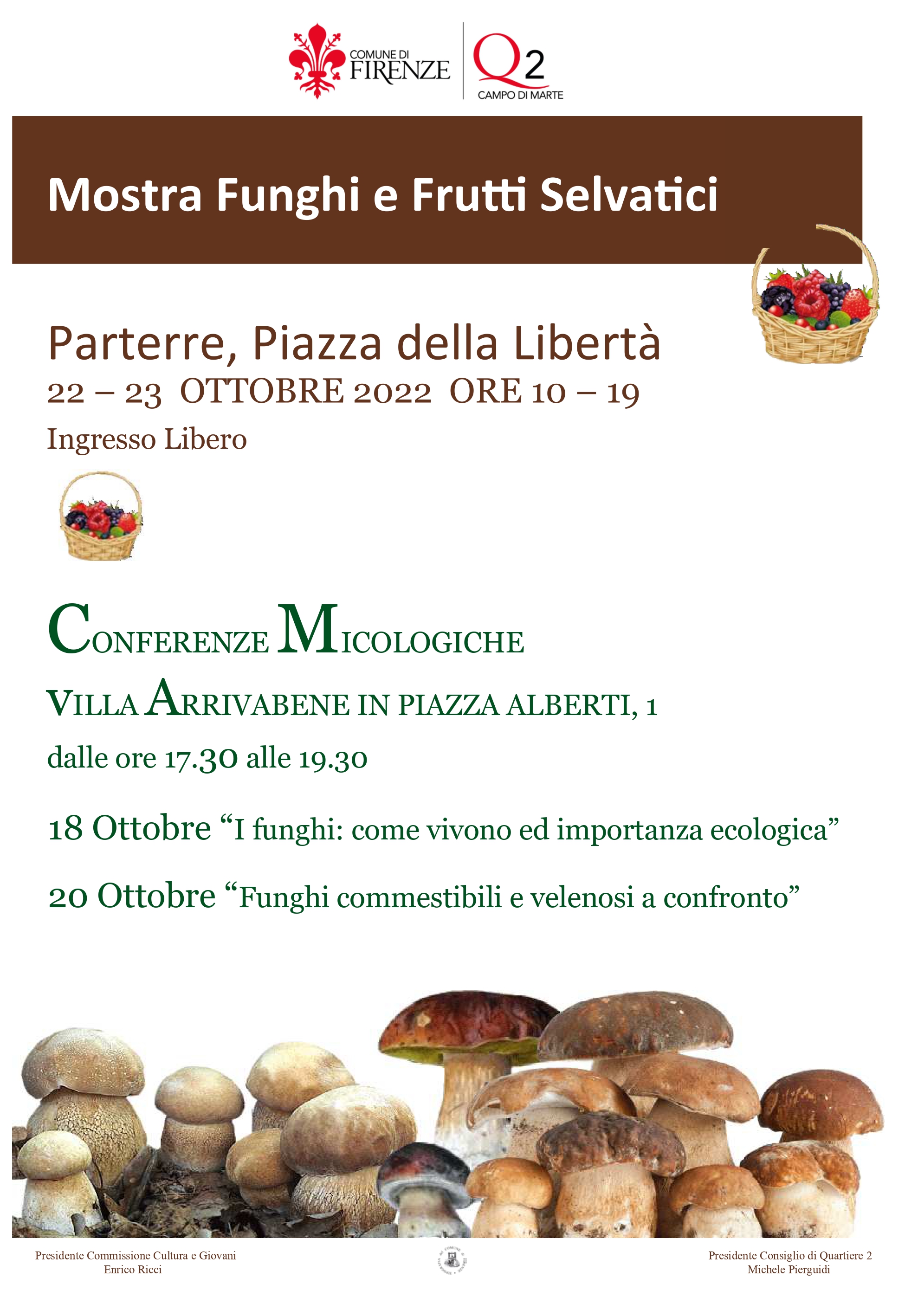 Mostra Funghi e frutti selvatici Mostra Funghi e frutti selvatici