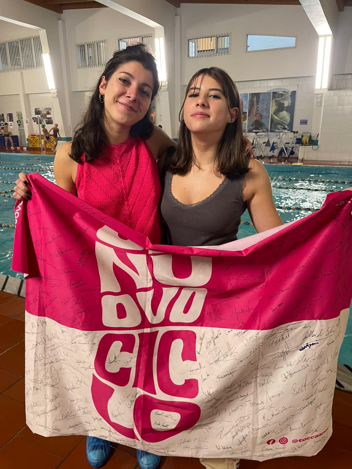 Una tampon box alla piscina di via del Romito Una tampon box alla piscina di via del Romito