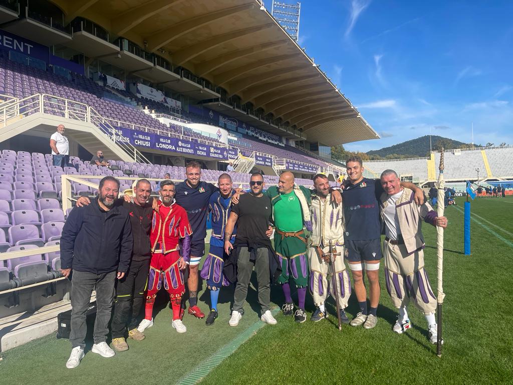 Calcio Storico Fiorentino e Nazionale di rugby