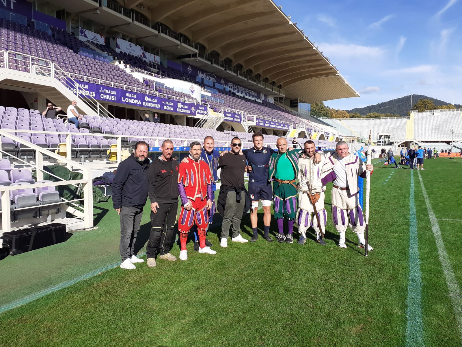 Calcio Storico Fiorentino e Nazionale di rugby