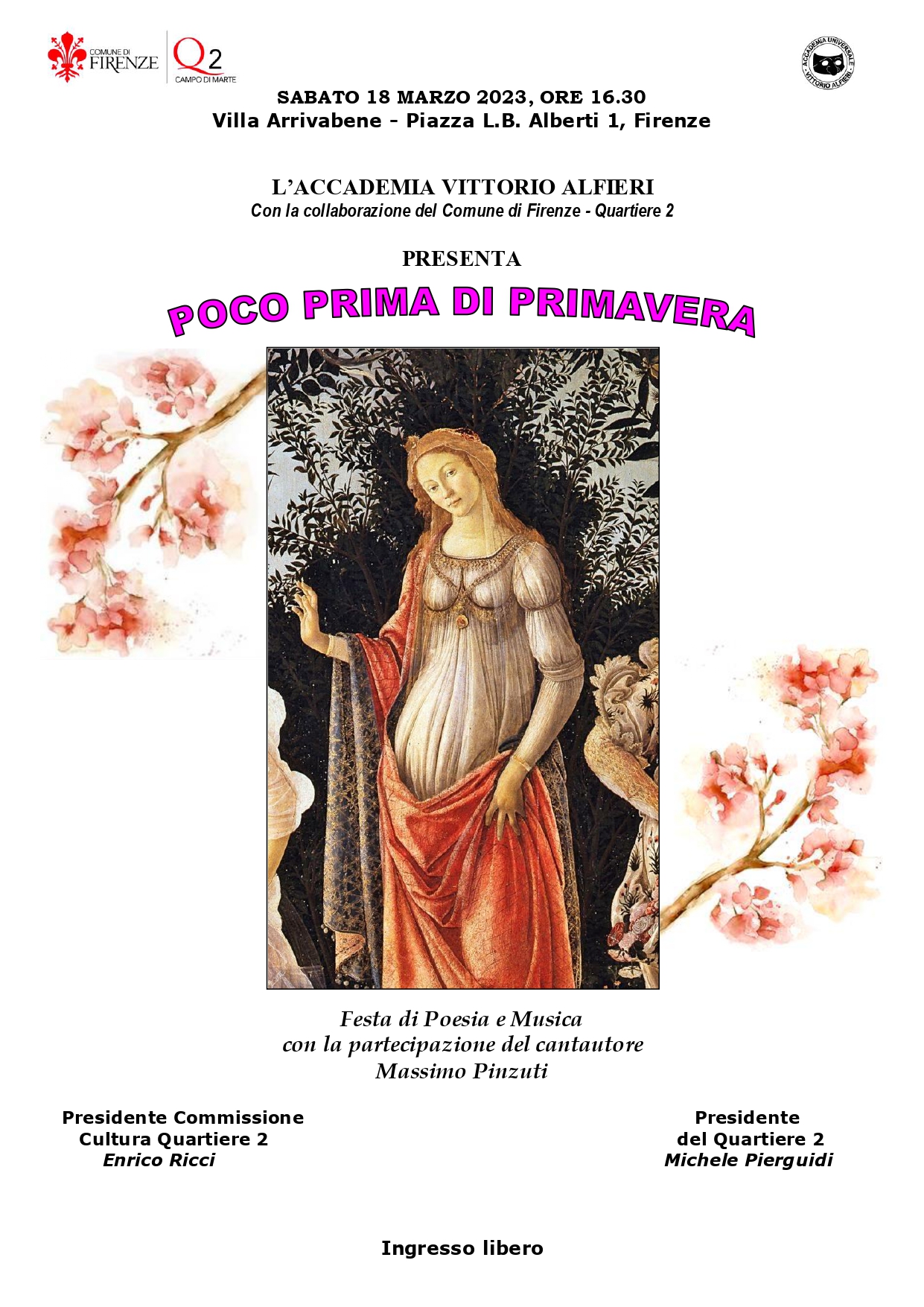 Poco prima di Primavera al Q2 Poco prima di Primavera al Q2