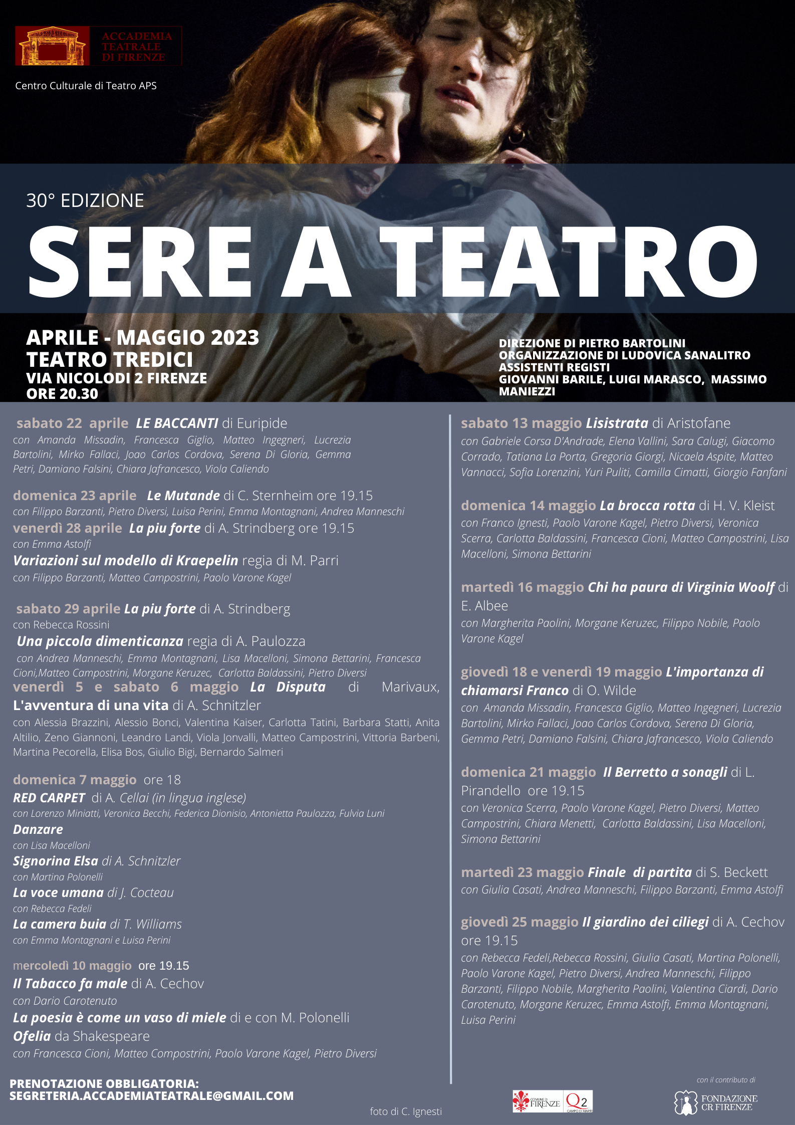 Sere a Teatro al Teatro 13 nel Quartiere 2 Sere a Teatro al Teatro 13 nel Quartiere 2