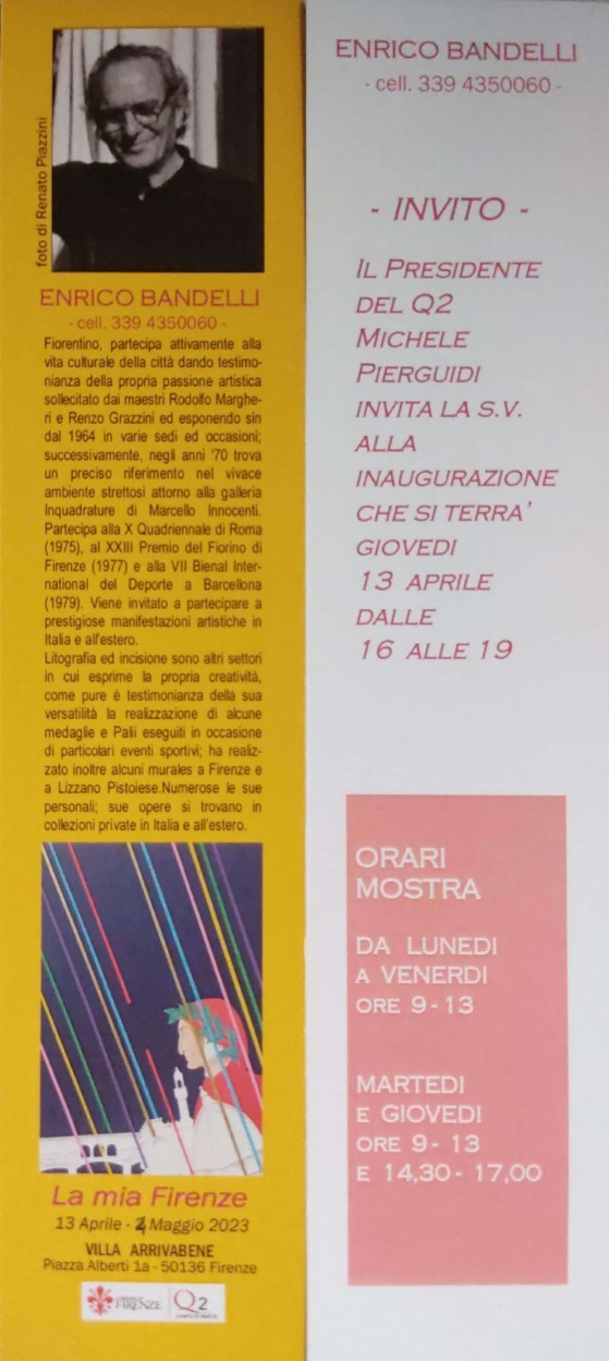 Mostra Enrico Bandelli a Villa Arrivabene Mostra Enrico Bandelli a Villa Arrivabene