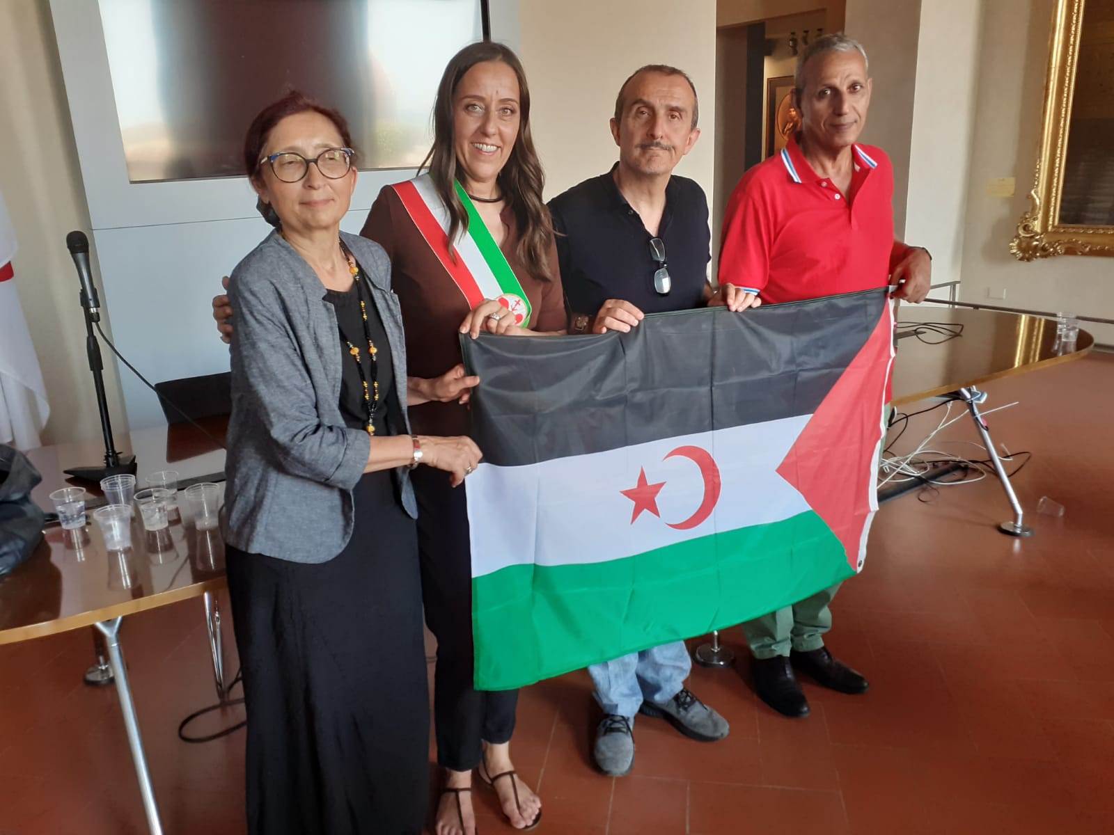 Bambini Saharawi in Palazzo Vecchio