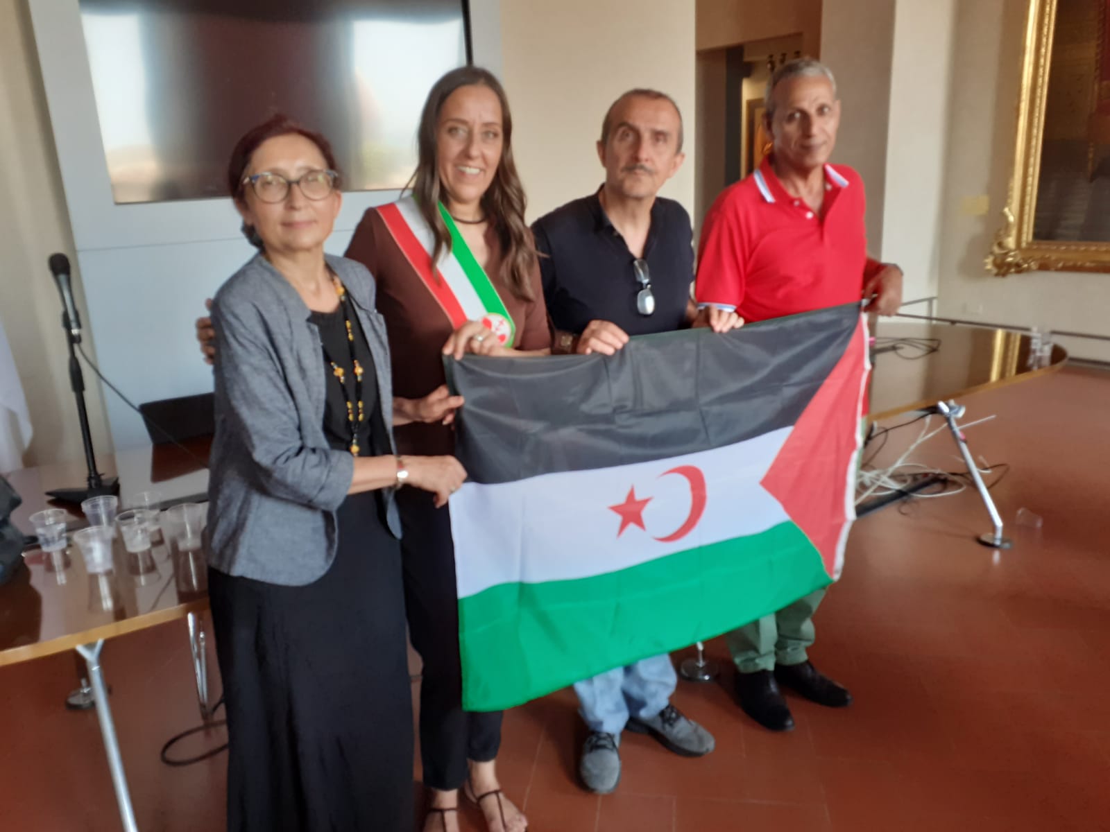 Bambini Saharawi in Palazzo Vecchio