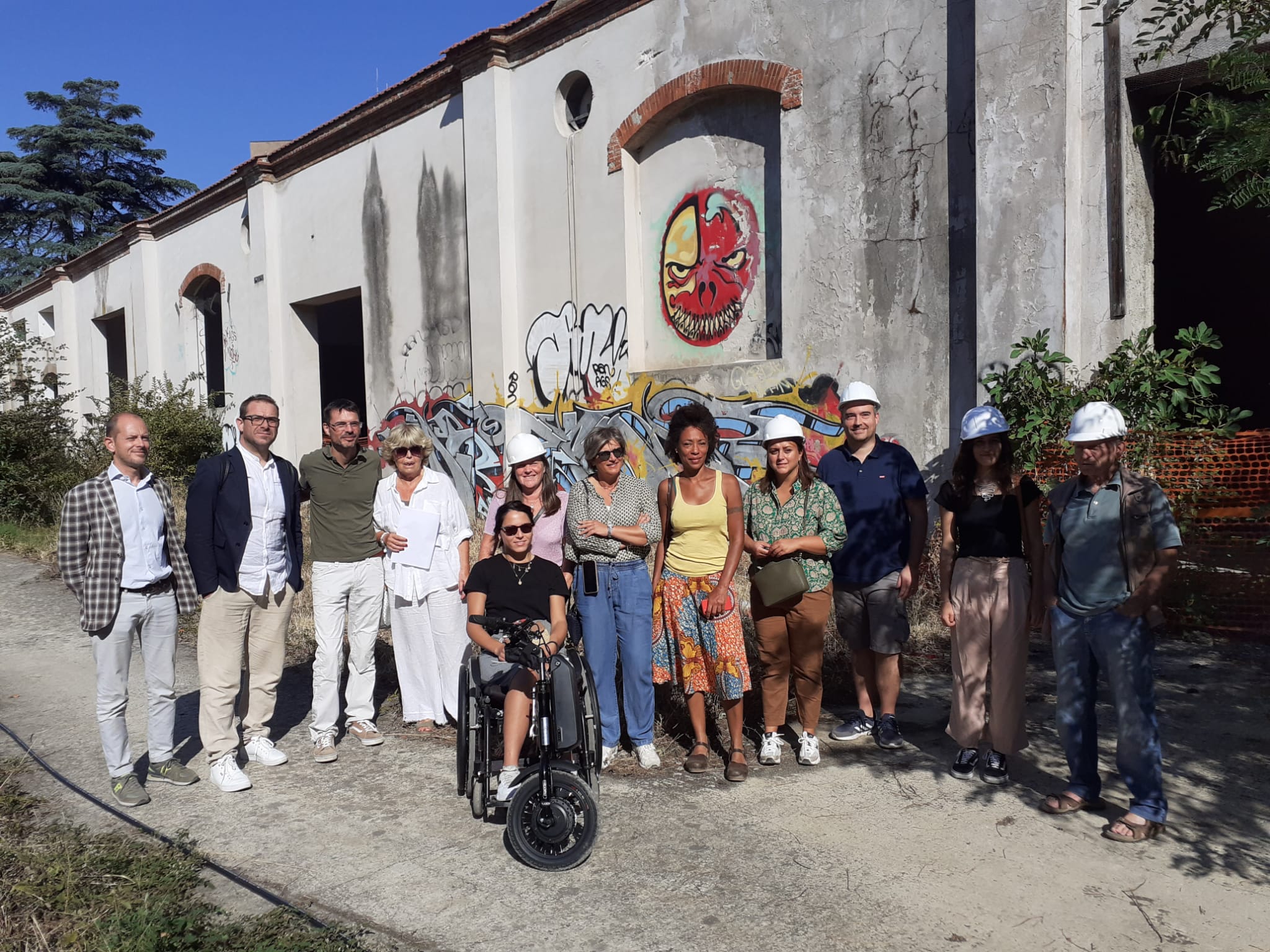 Sopralluogo Commissione Urbanistica all'ex Meccanotessile