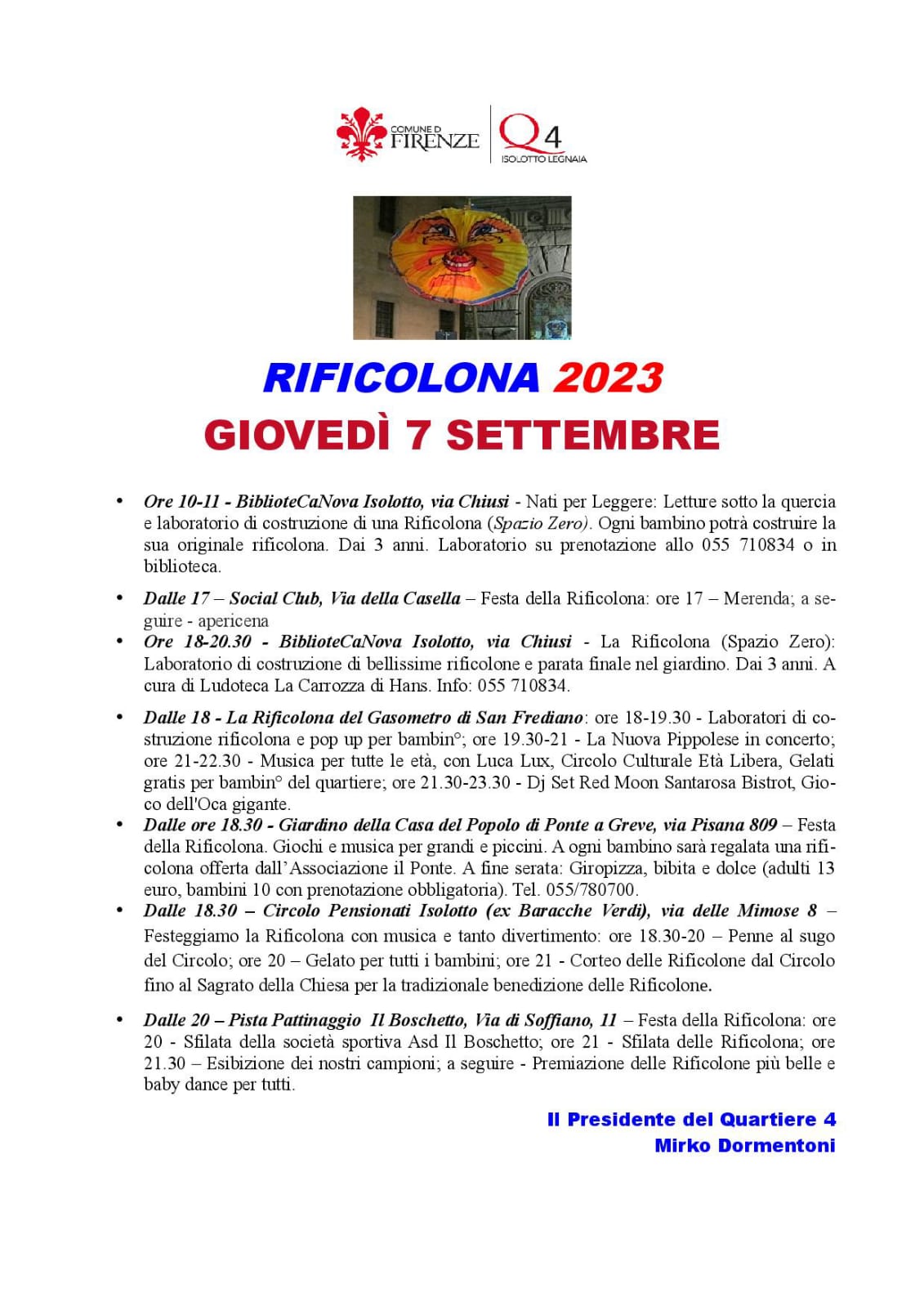 Rificolona al Quartiere 4 Rificolona al Quartiere 4