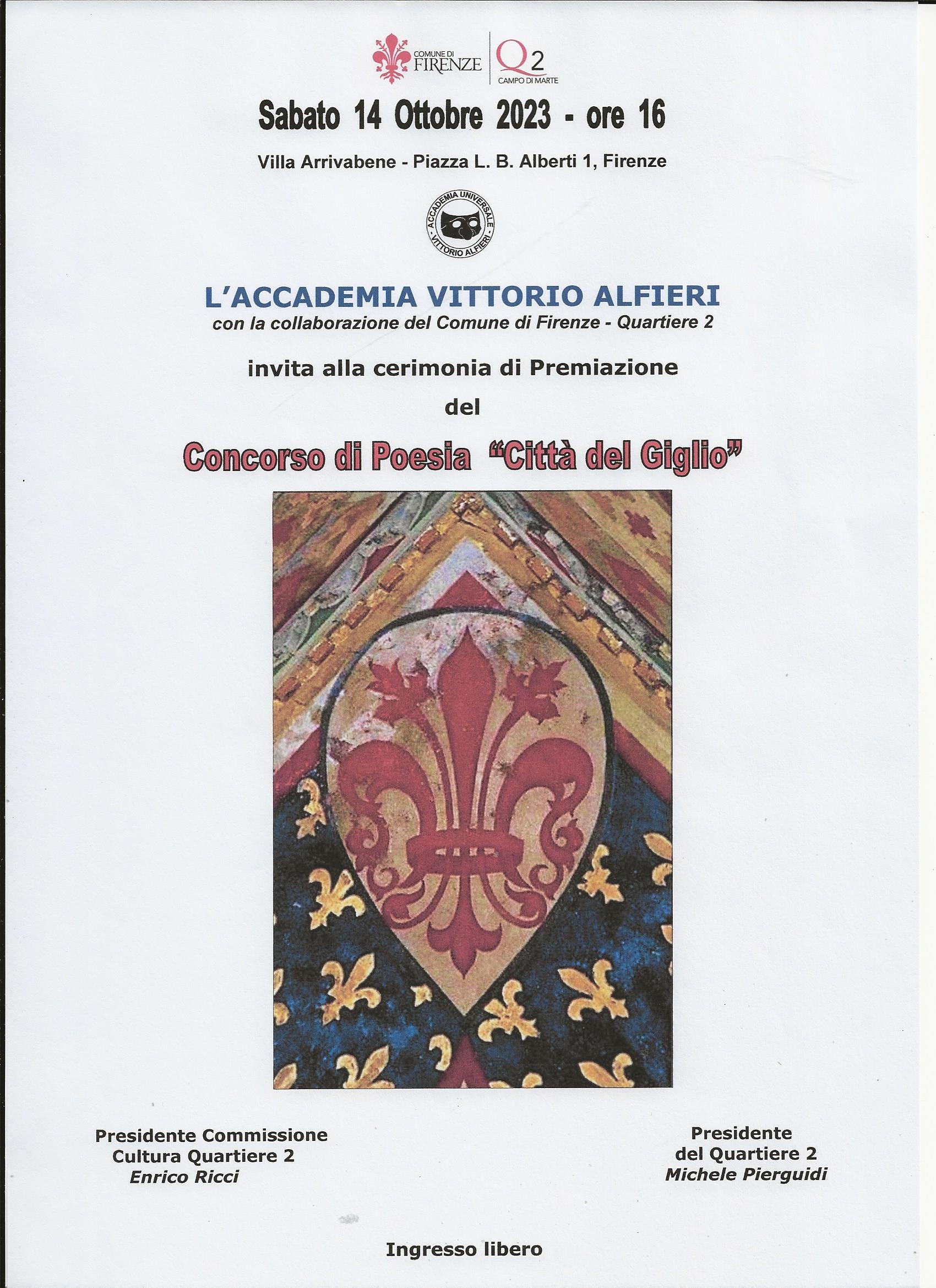 Concorso di poesia Città del Giglio Concorso di poesia Città del Giglio