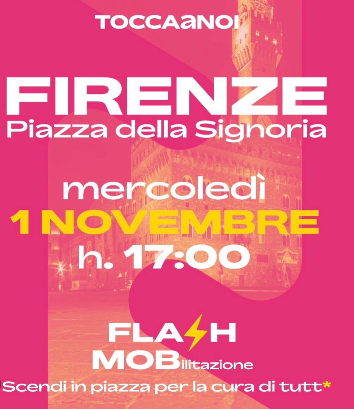 Flash Mob Tampon Tax e Infant Tax a Firenze